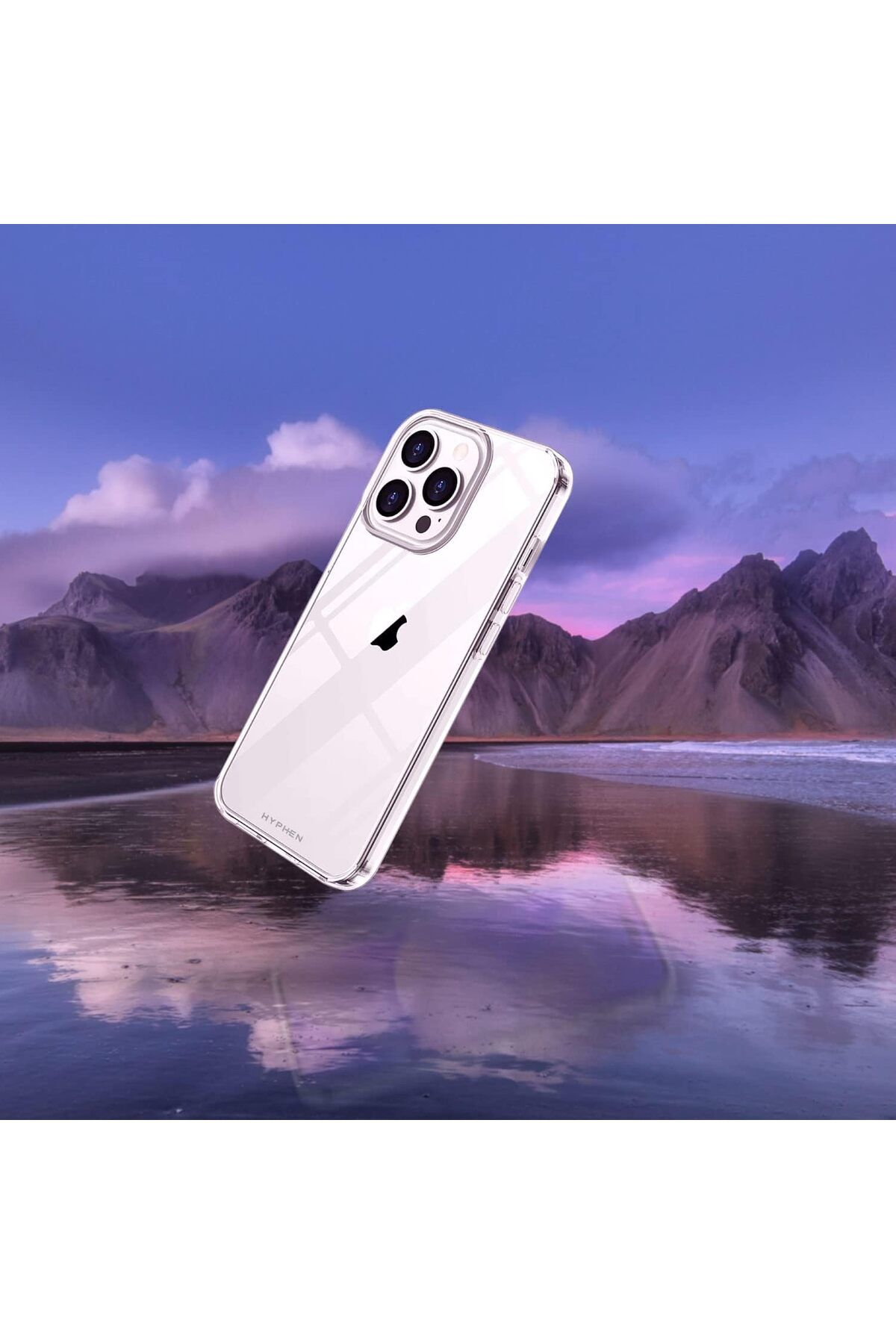 HYPHEN-حافظة AIRE الشفافة الصلبة - متوافقة مع iPhone 14 Pro 6.1 5