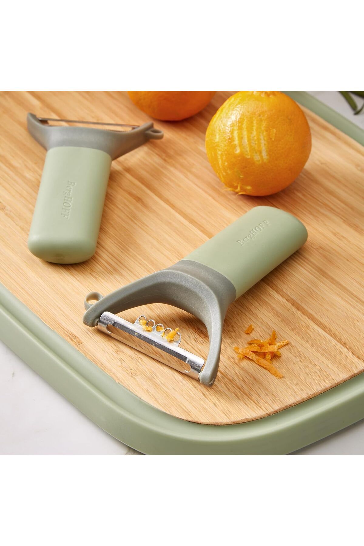 Generic-BERGHOFF LEO Y-PEELER WITH ZESTER 2