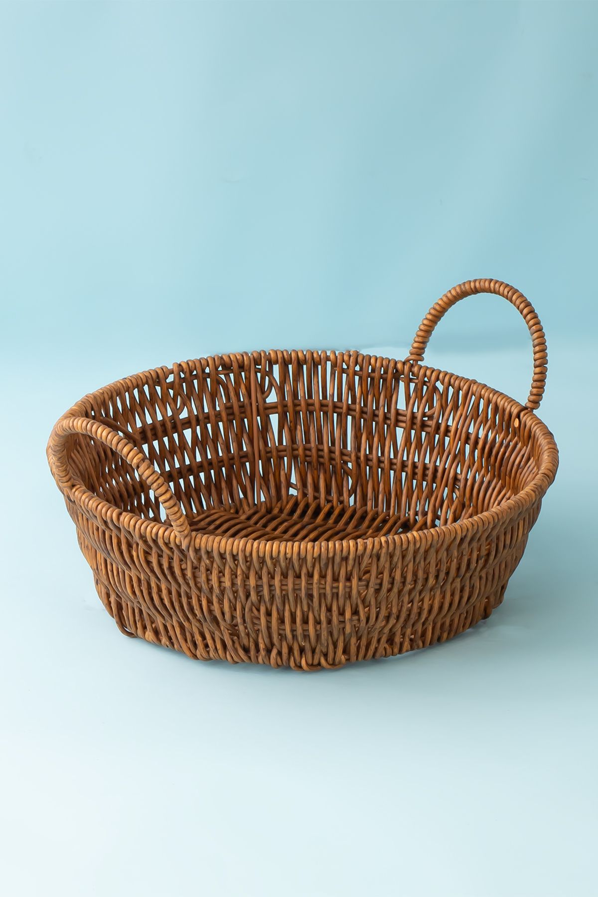 Porsima-304-C Set rotund de 3 coșuri din răchită - Coș organizator pentru casă și baie 4