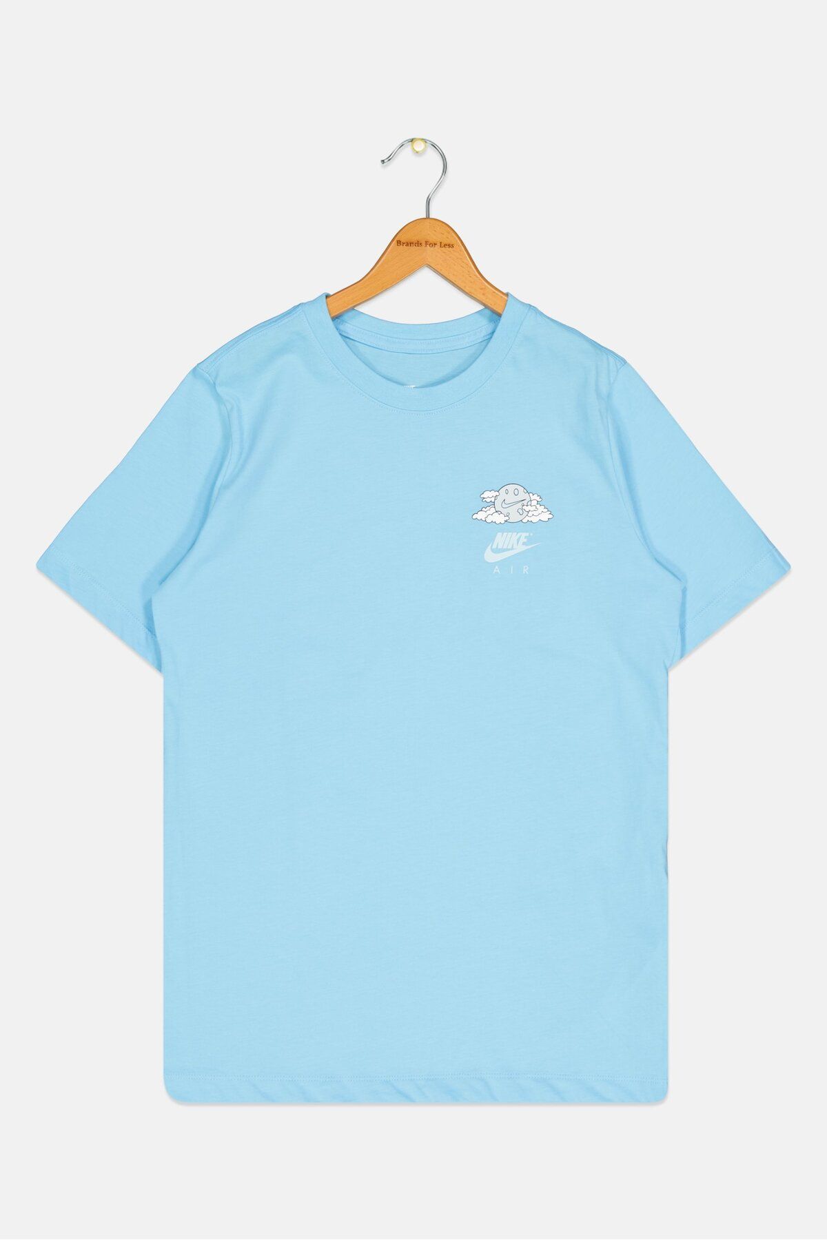 Nike-Kids Boy Brand Logo Short Sleeve Outdoor T Shirt, Sky Blue 1