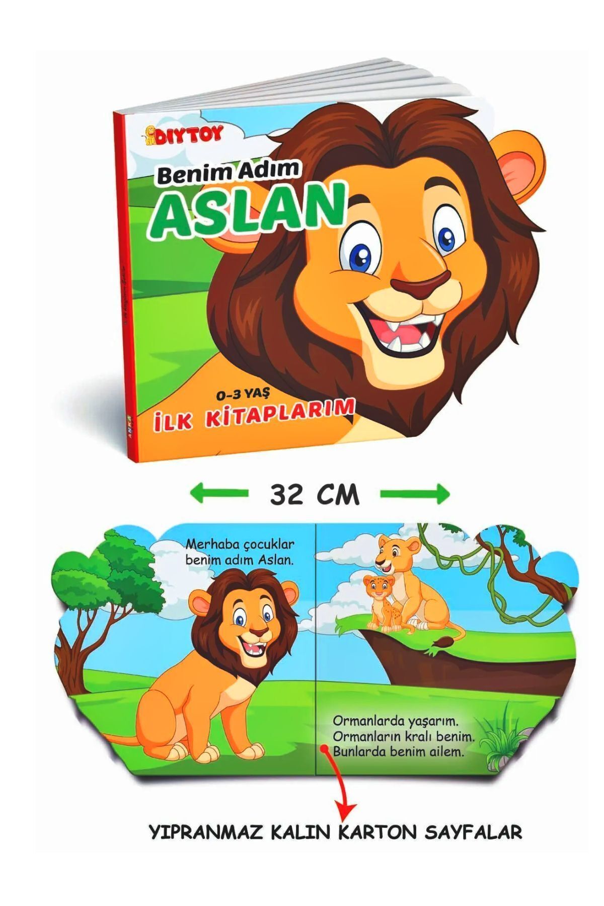 ست ۶ جلدی کتاب‌های آموزشی حیوانات دیایتوی برای نوزادان ۰ تا ۳ ساله