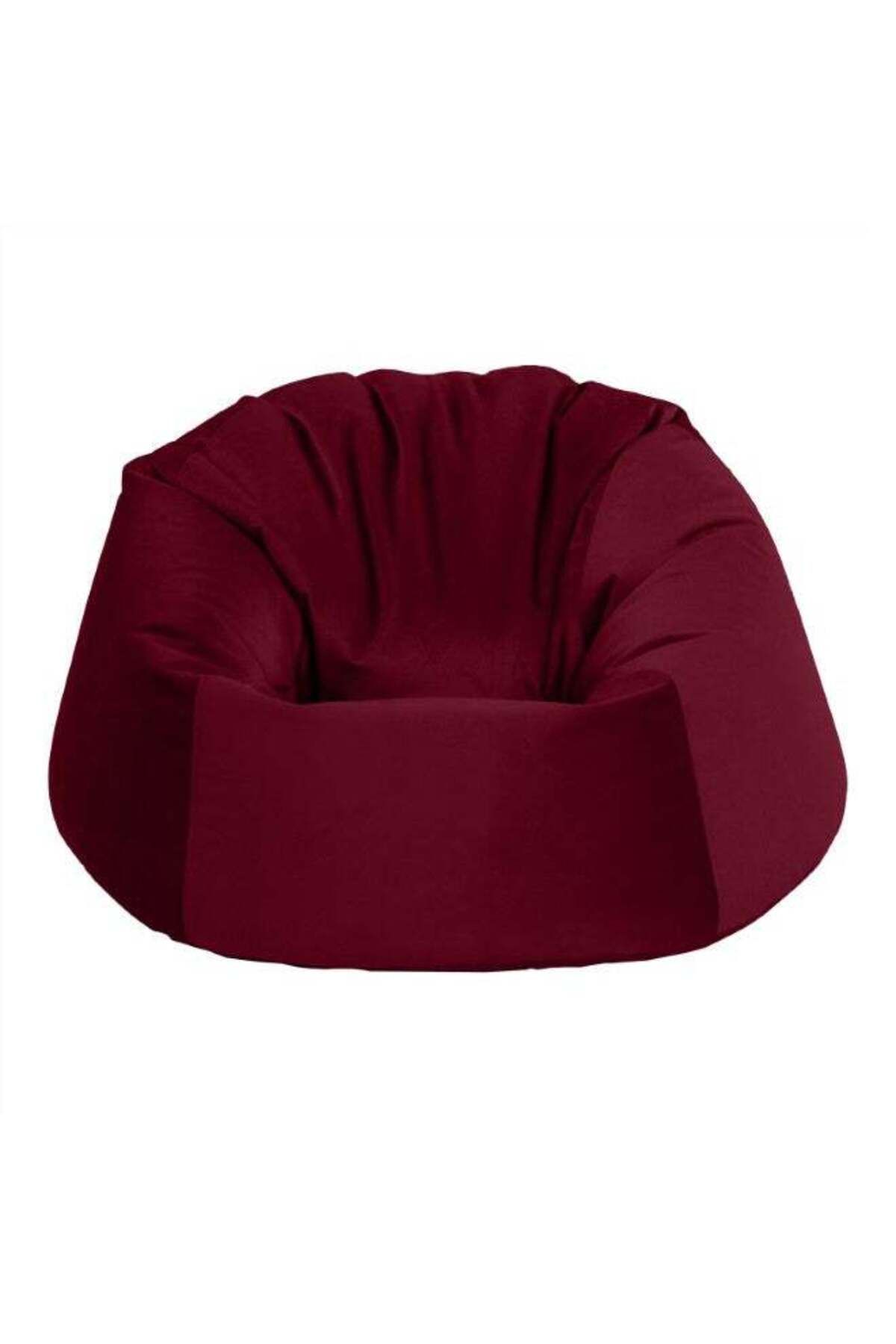 soufa dibaj-Naya | Velvet Bean Bag Chair with Filing EPS Beads 120x90x70 cm - Burgundy 1