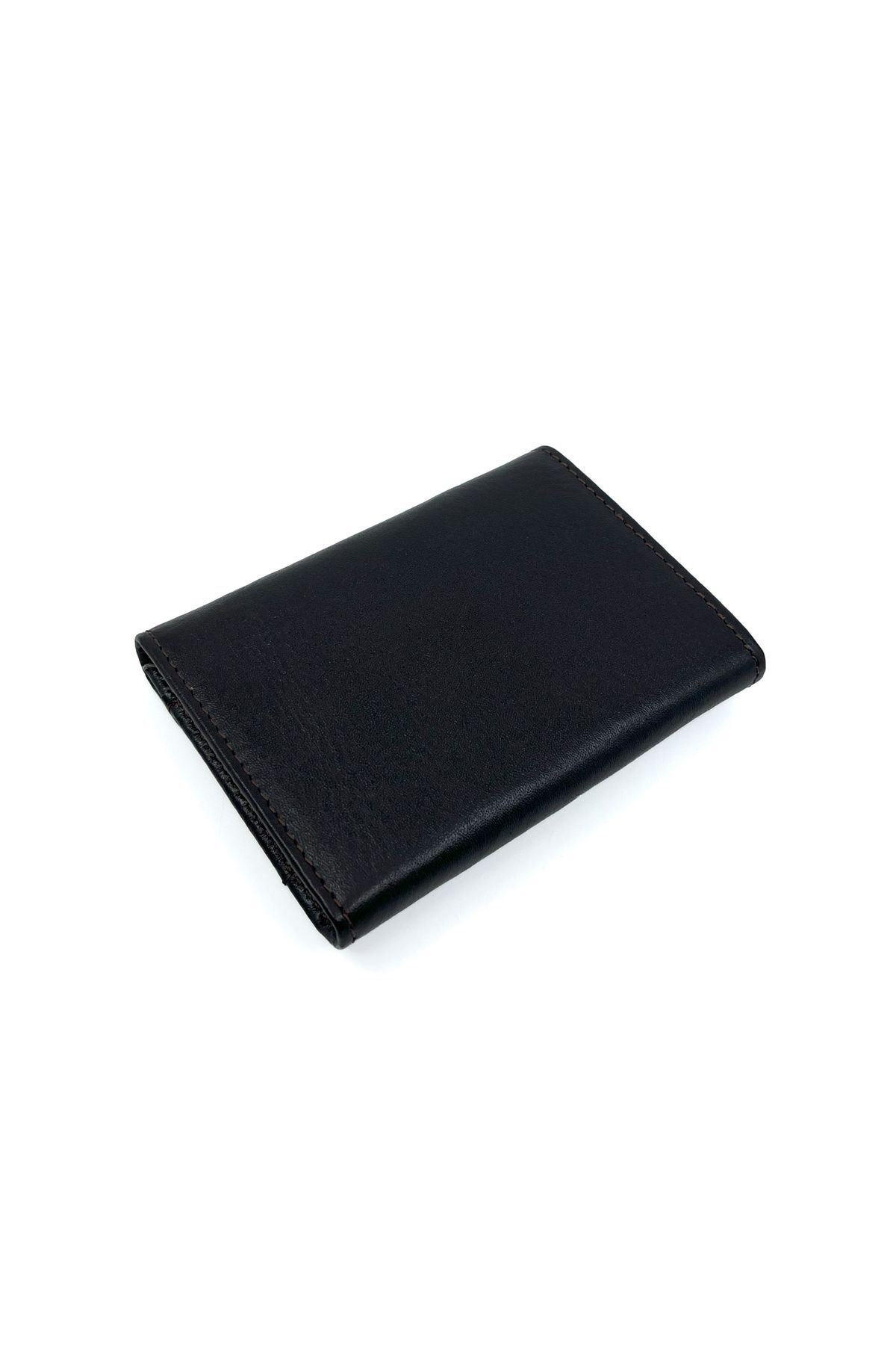 Kayader-Brown Genuine Leather Card Holder Wallet 2