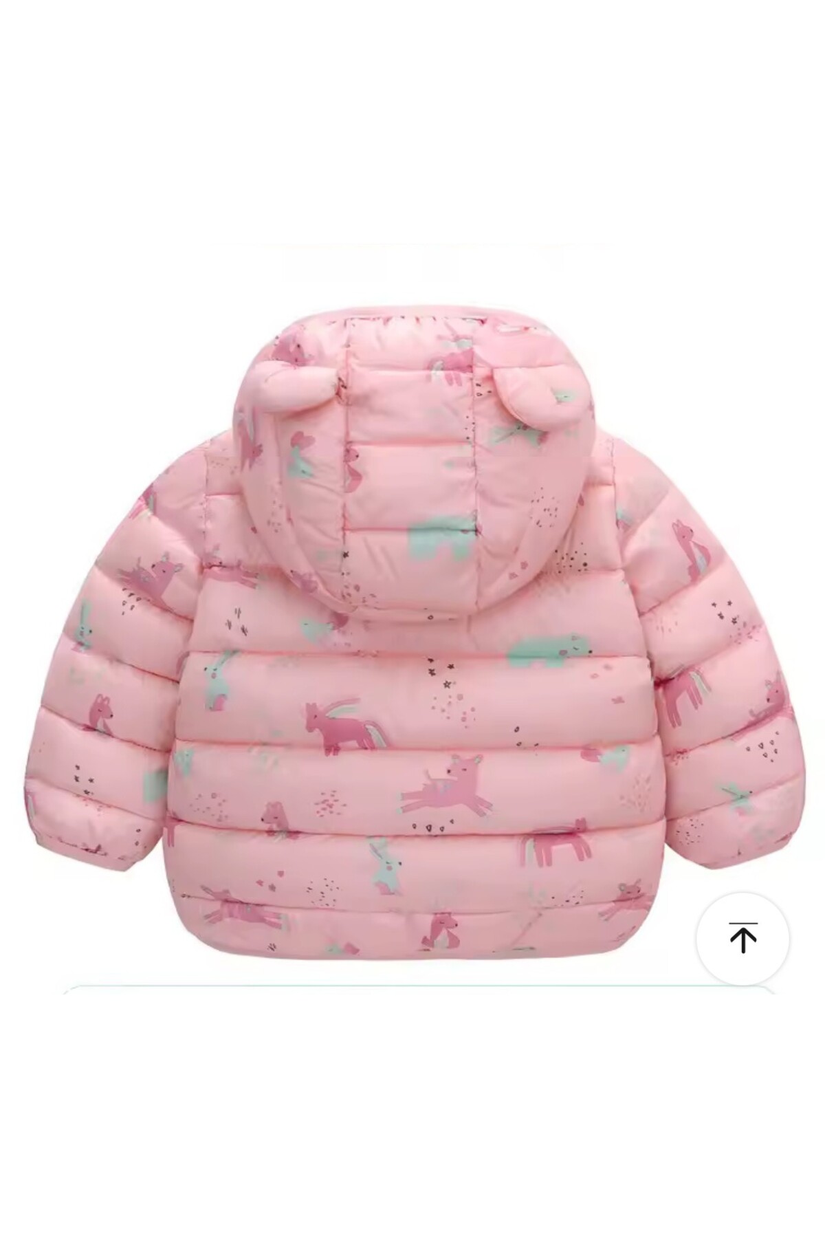 ARDSU Bebek Sevimli Dinazor Baskılı Şişme Pofuduk Mont fotoğrafı 2 (önizleme)