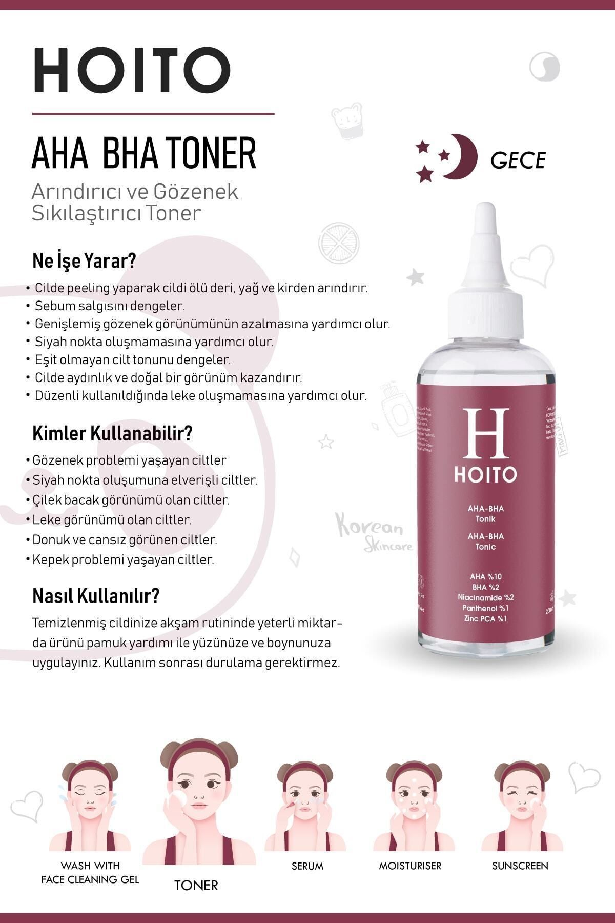 AHA %10 + BHA %2 AHA %10 + BHA %2 Yenileyici Tonik (200 ml)- Akne Karşıtı & Gözenek Sıkılaştırıcı — H10005 — تصویر 6 از 8