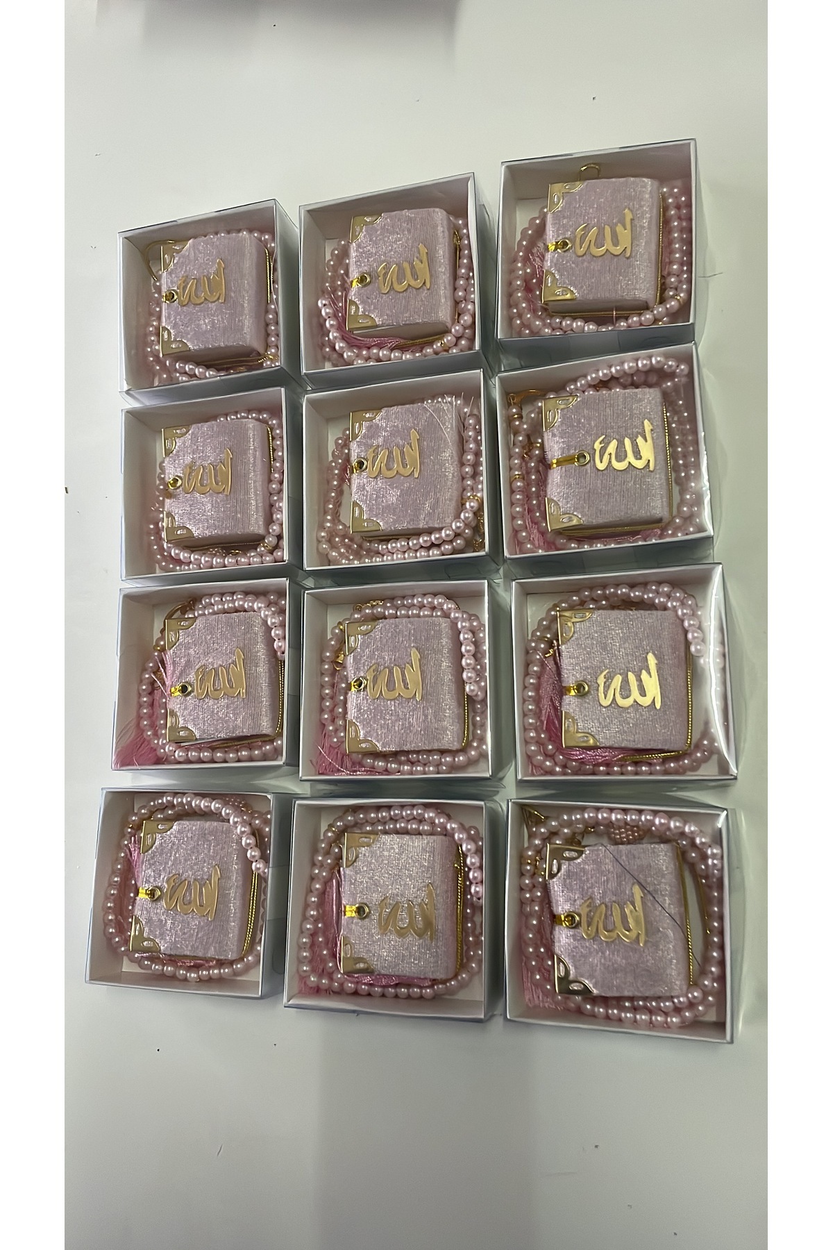 Classy-Our Gift Mevlidlik Mini Kuranıkerim and Tesbşh Set Mixed Colors 100Pcs 1