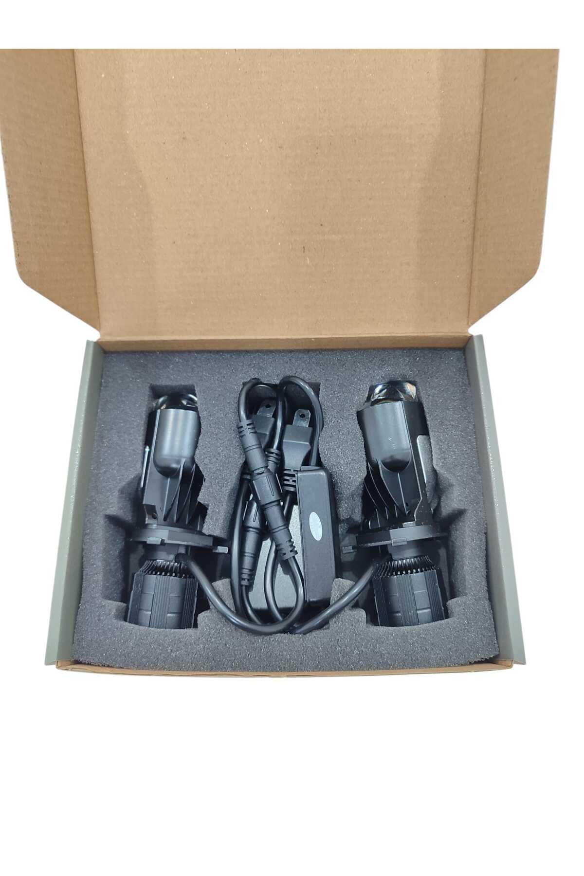 Vr Pro H4 Black Mercekli Led Xenon 18000 Lümen