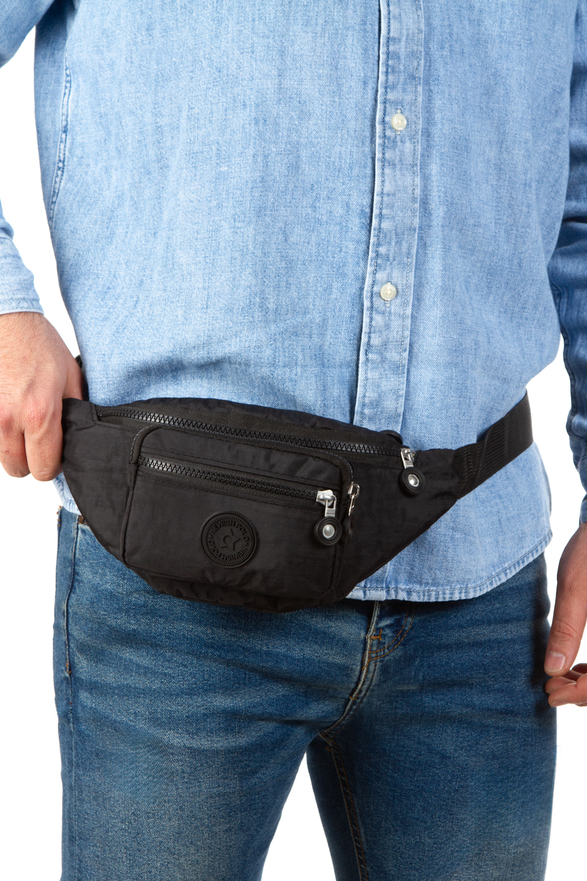 Newish Polo  Yuppy Club Unisex Krinkıl Çapraz Askılı Bel Omuz Ve Spor Çantası - Görsel 6