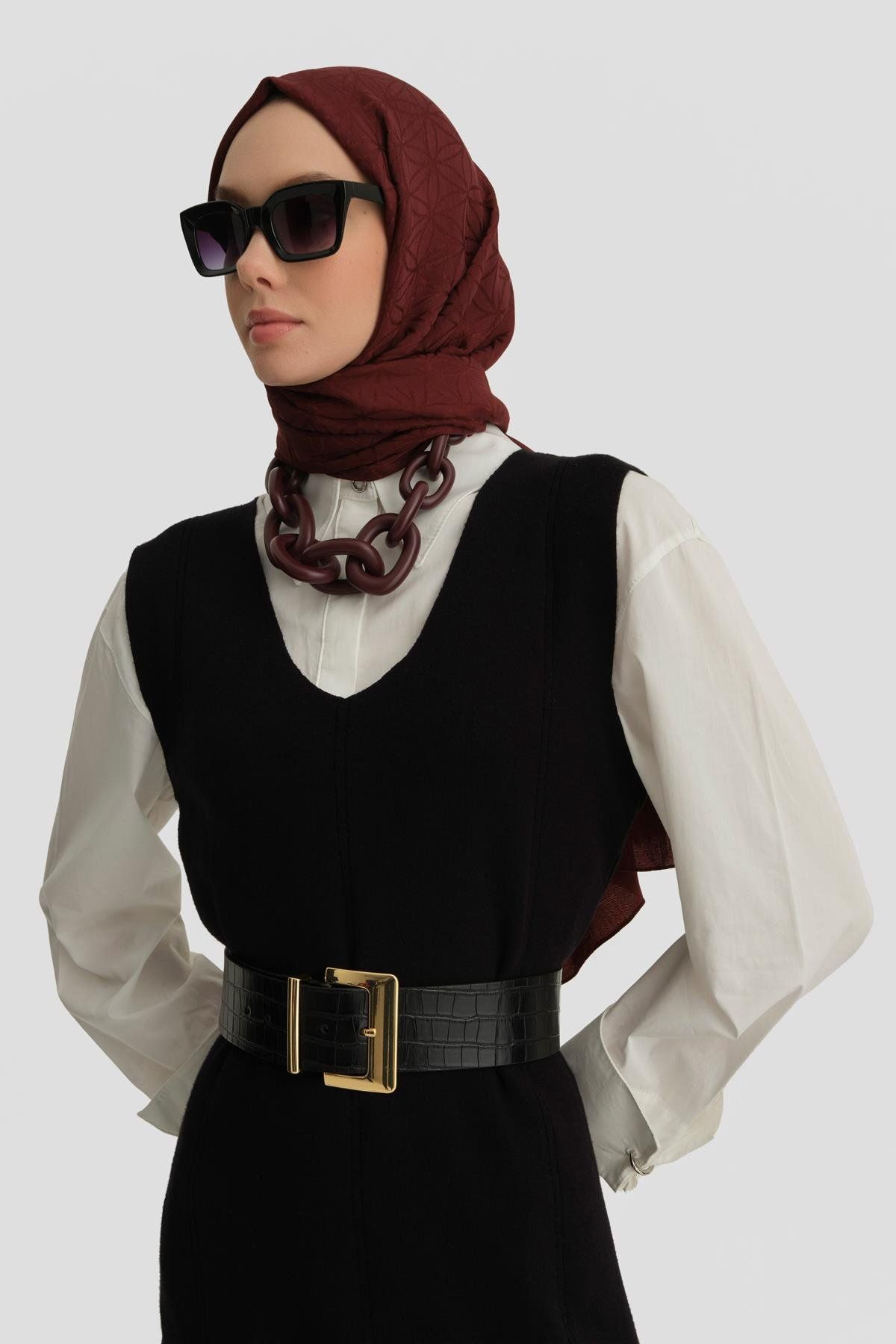 Armine-Black Zero Sleeve Gilet - 24Kd4216 Model 4