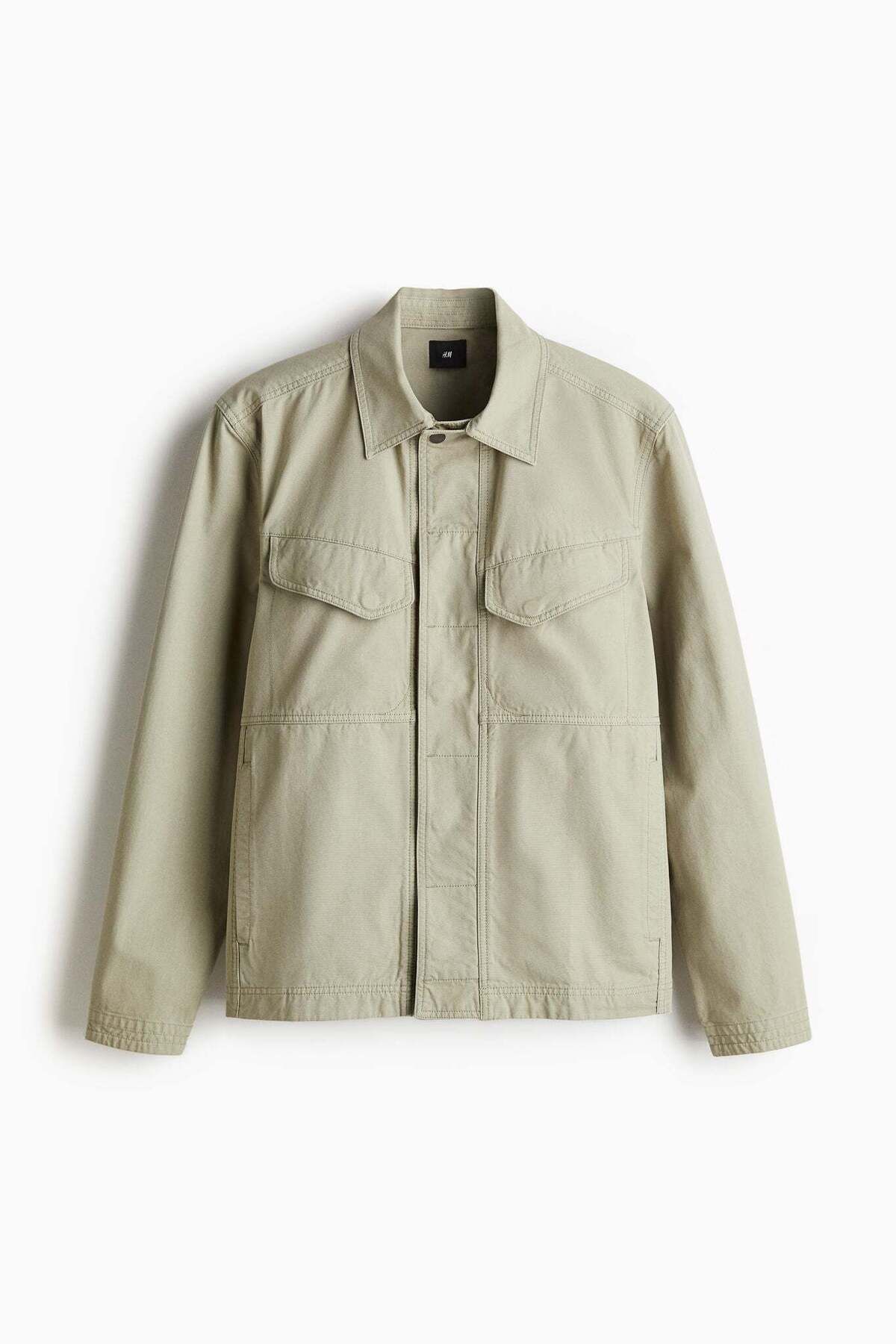 H&M-Regular Fit Canvas overshirt 7