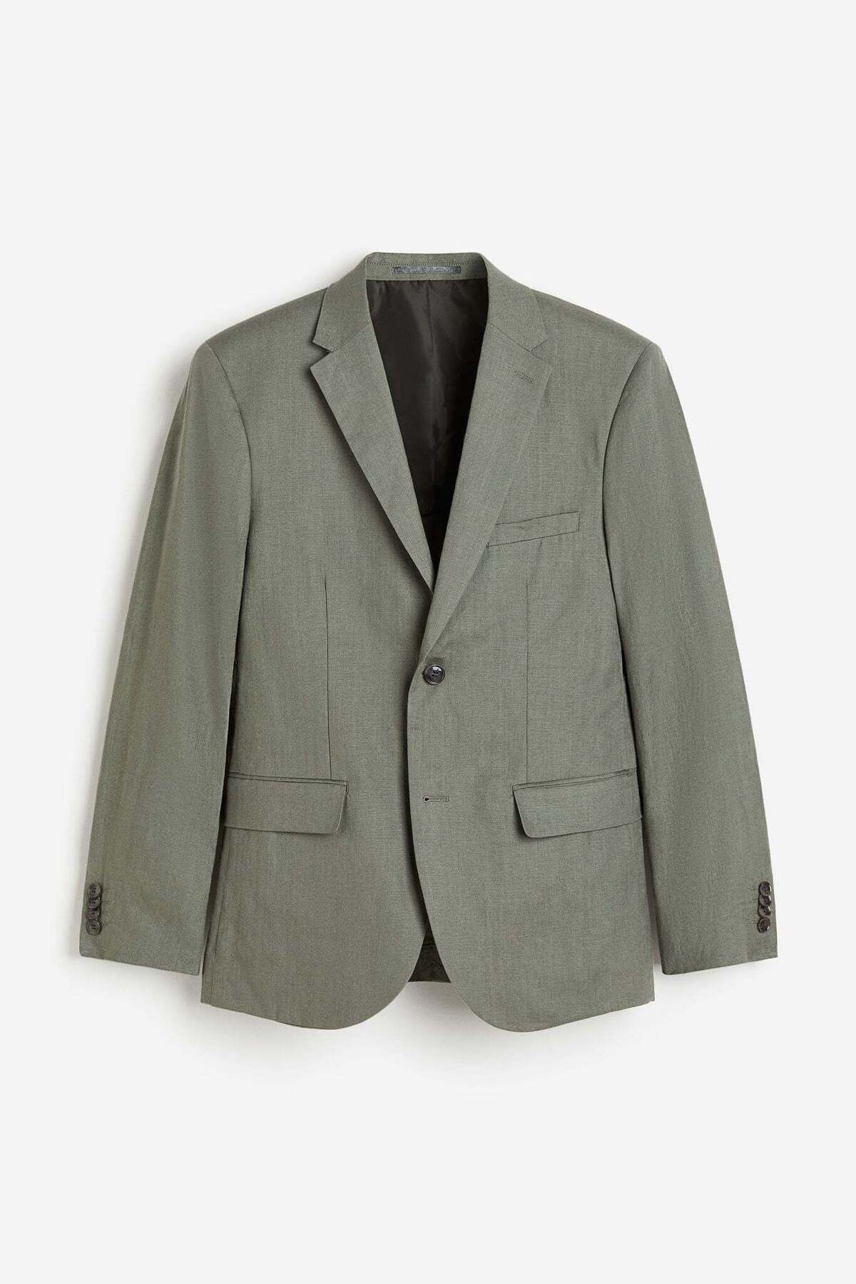 H&M-Linen jacket Slim Fit 3