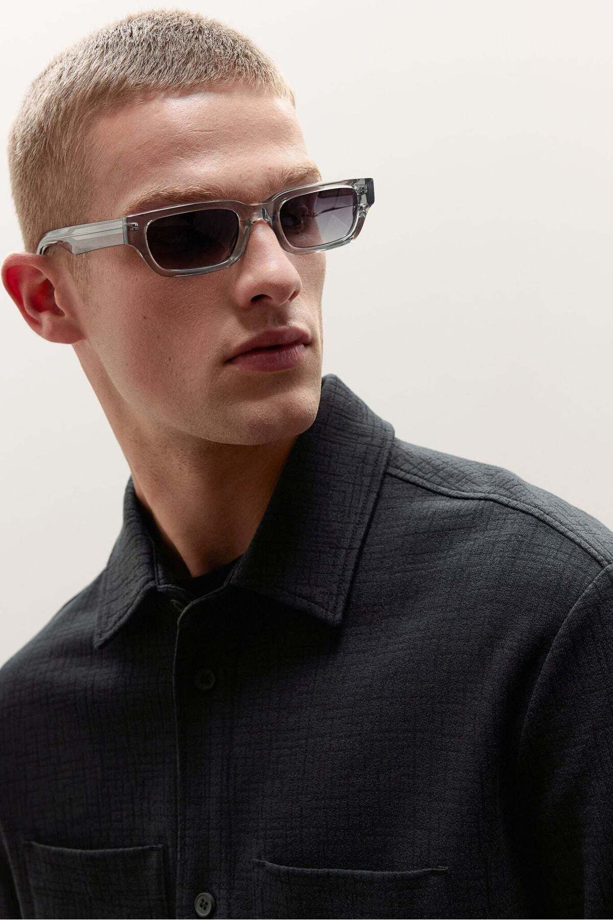 H&M-Regular Fit Structured overshirt 4