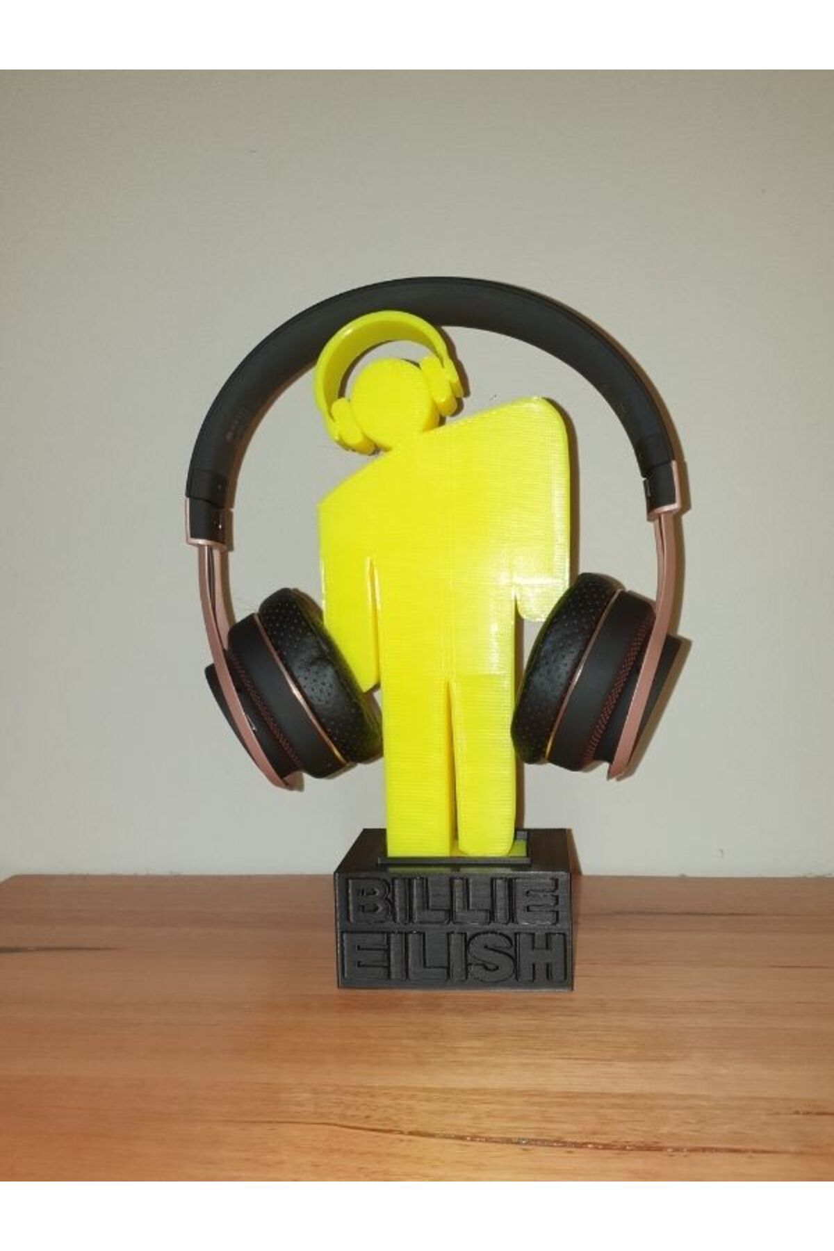 BYD3DTEKNO Billie Eilish Kulaklık Standı, Şık Tasarım Kulaklık Standı