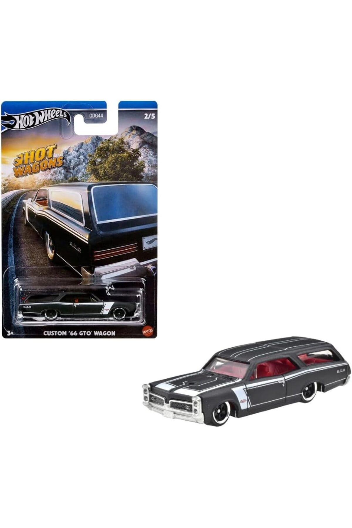 STOREMAX nffashopm Wheels Hot Wagons Arabalar HWR56-HRR87 02/05 Custom '66 GTO Wagon storestarx 1051353