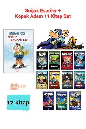 Yağmur Çocuk Köpek Adam 11 Kitap Set Ve Soğuk Espriler, Köpek Adam Serisi Set...