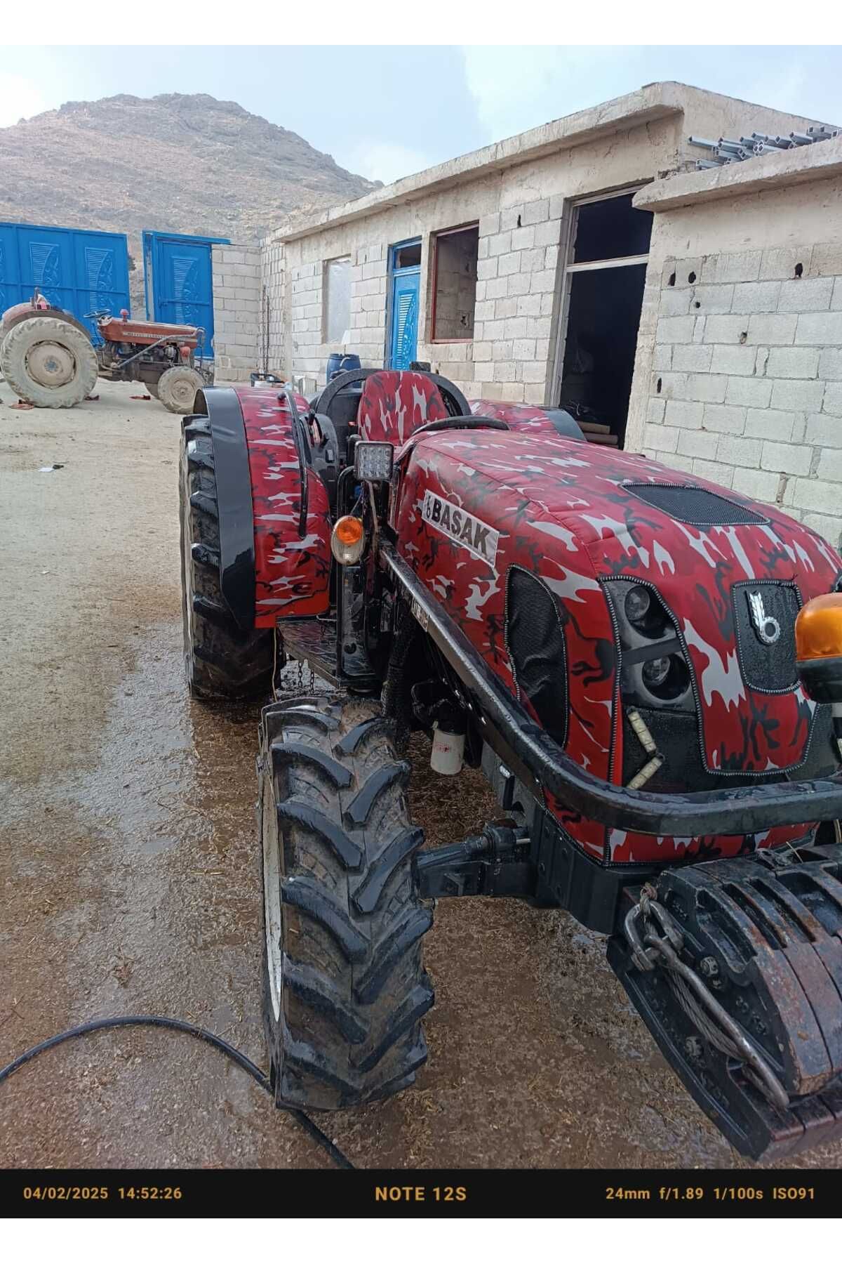 BAŞAK BB Traktör Kaput+Çamurluk+Koltuk Kılıfı