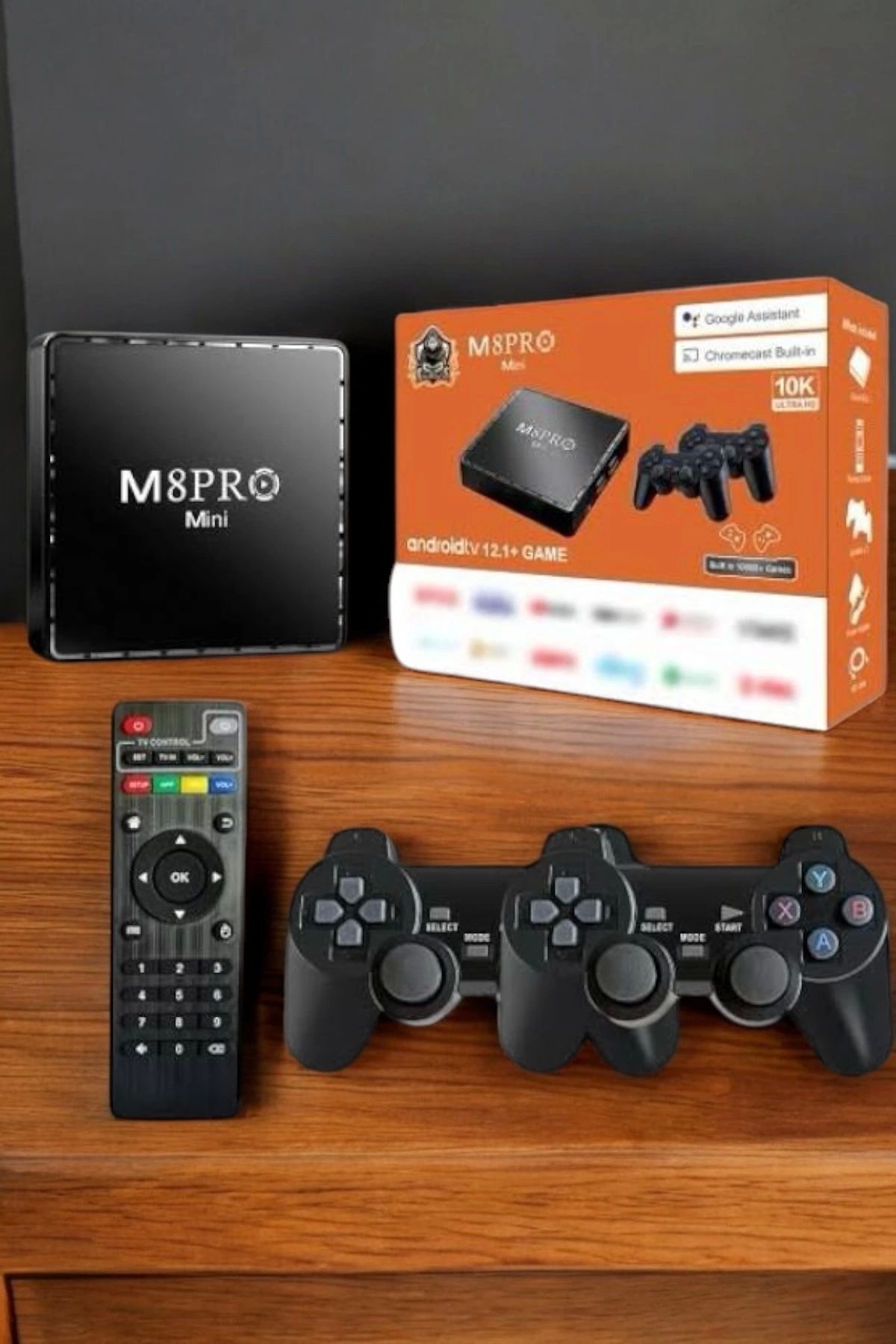 ASTRALTECH-Tv Game Box Netflix Youtube Android Game Console with 1000 Games Remote Control 5