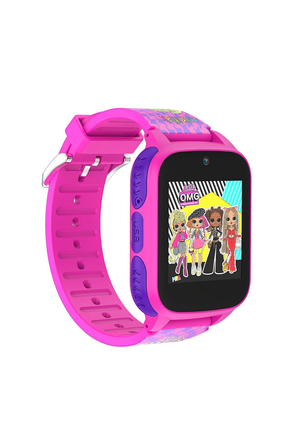 L.O.L. SURPRISE-Miniflak L.O.L Surprise! Lol012Omg Yellow Camera Bluetooth 26 Game Children's Watch (No Tracking Feature) 7