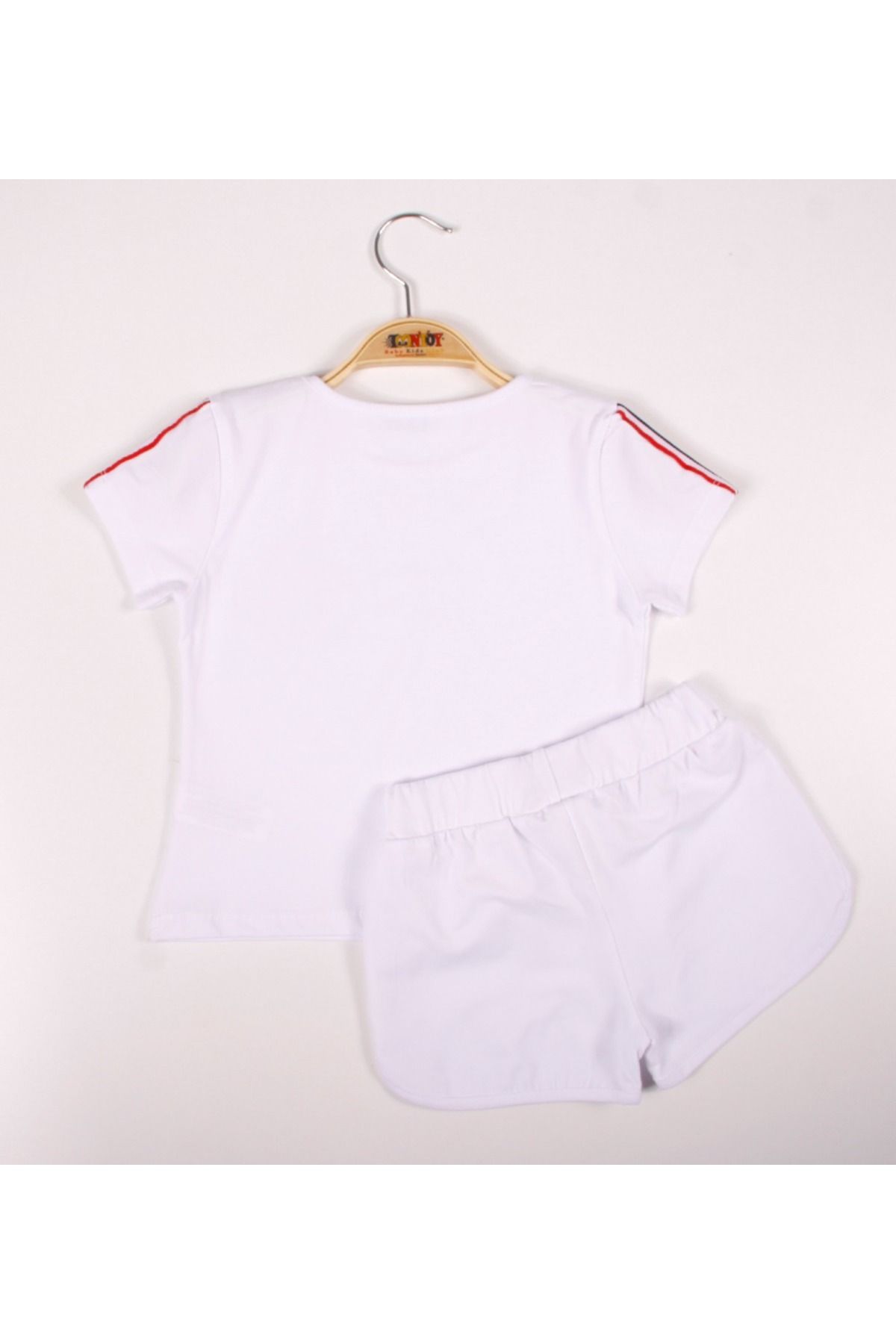 Toontoy-Girl - Embroidered Cherry Shorts Set 2