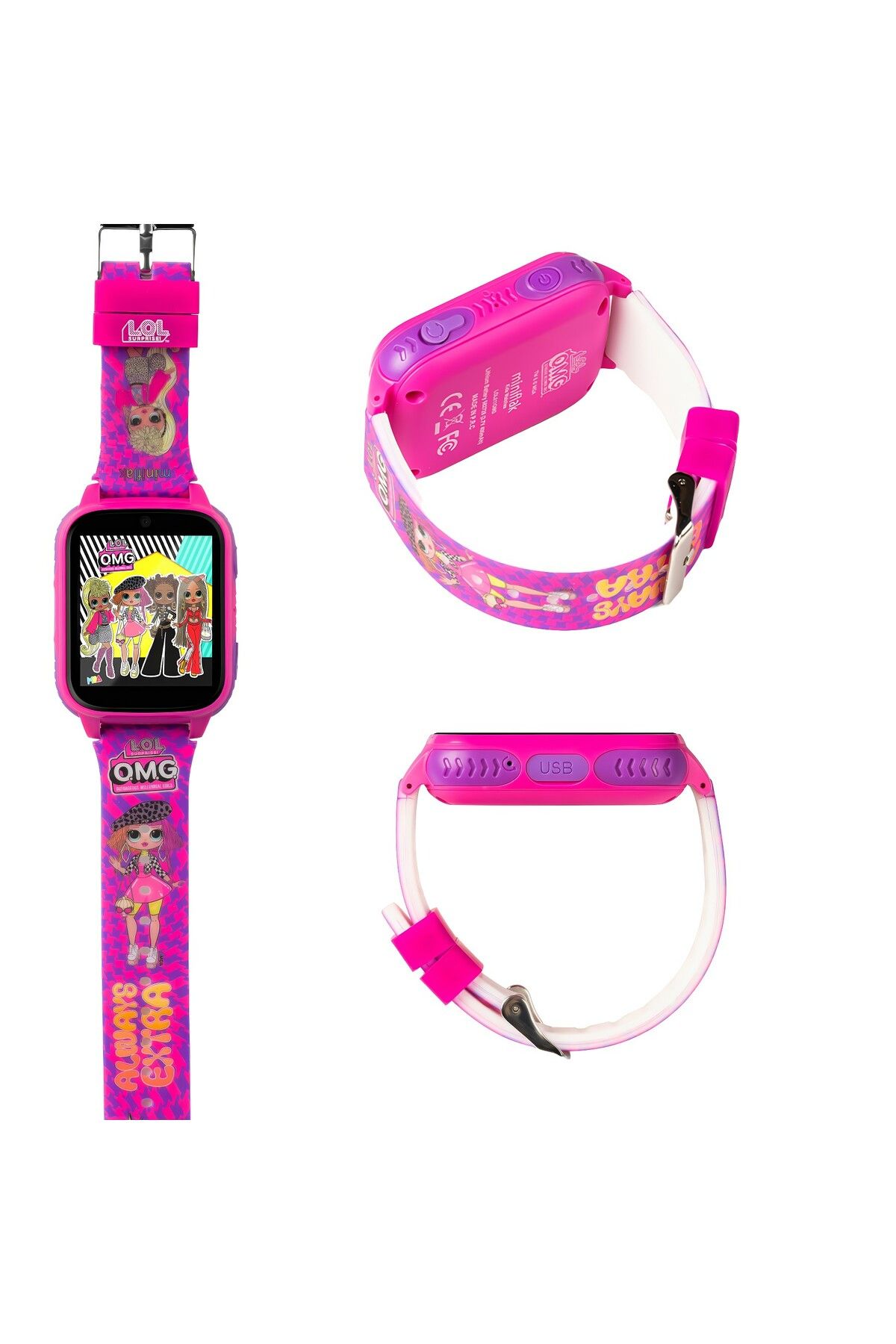 L.O.L. SURPRISE-Miniflak L.O.L Surprise! Lol012Omg Yellow Camera Bluetooth 26 Game Children's Watch (No Tracking Feature) 6