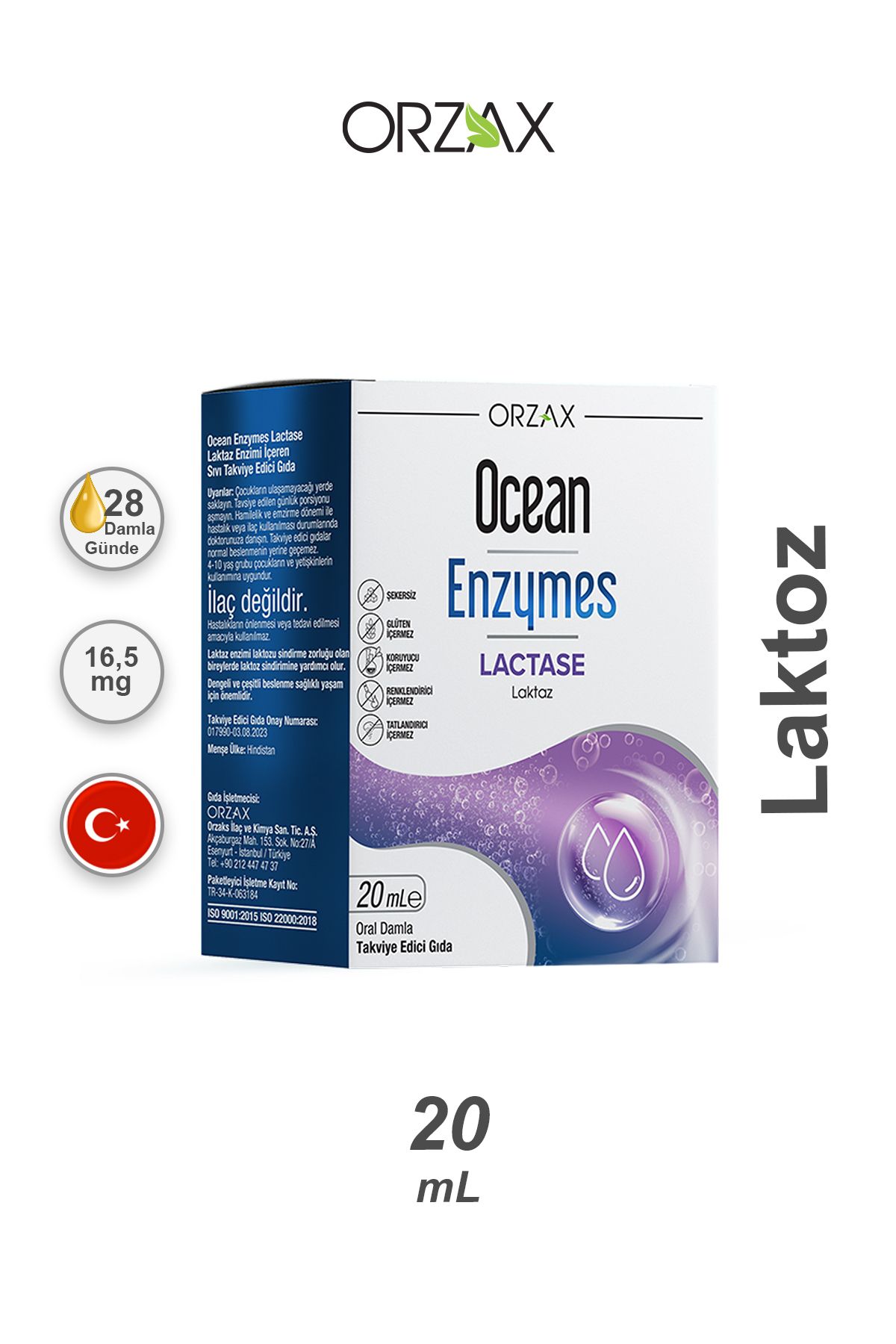 Ocean-Enzymes Lactase Lactose Drops 20 ml 1