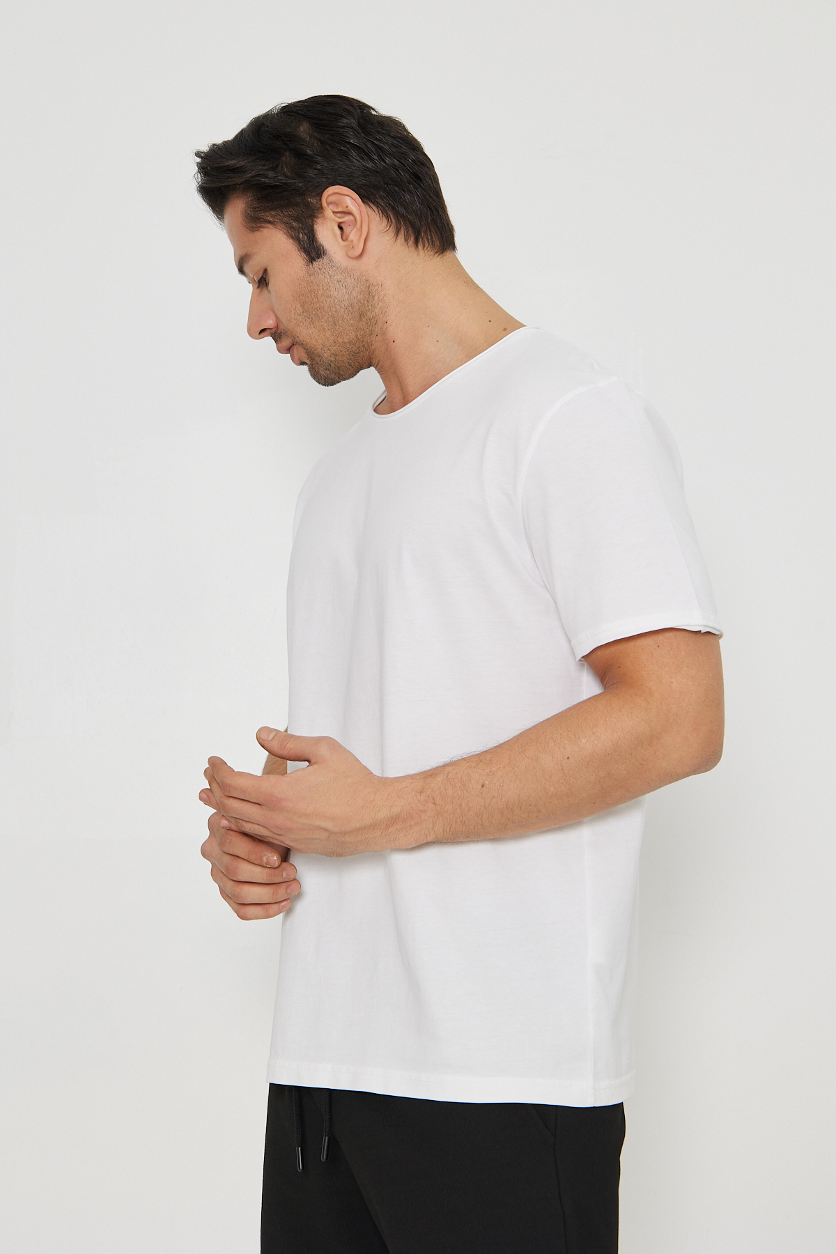 تی شرت قابل شستشو با یقه یقه صادراتی آلمان، سری ویژه 100% پنبه ساخته شده برای آلمان 3