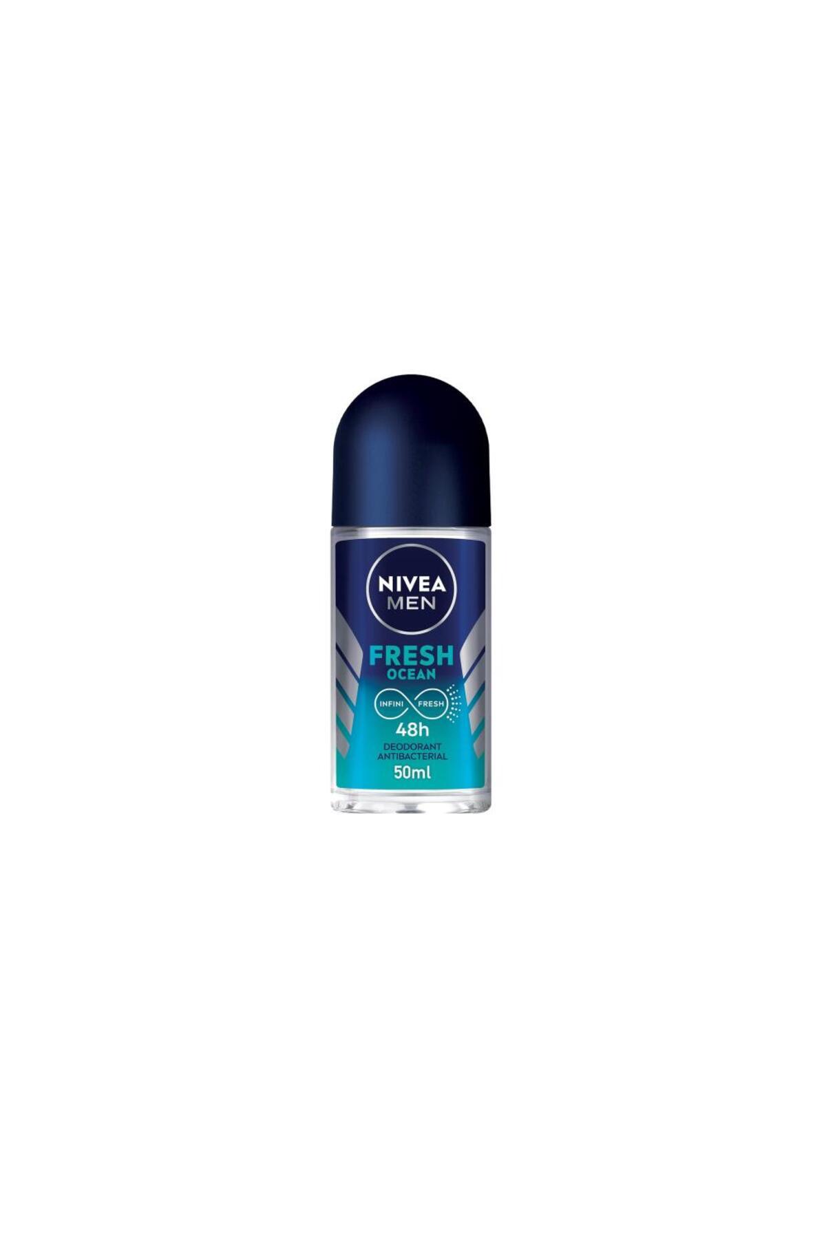 NIVEA-Deo Roll On 50ml Fresh Ocean Men 77378 --- NIVEA Roll On Deodorant 50ml Fresh Ocean Men 77378 1