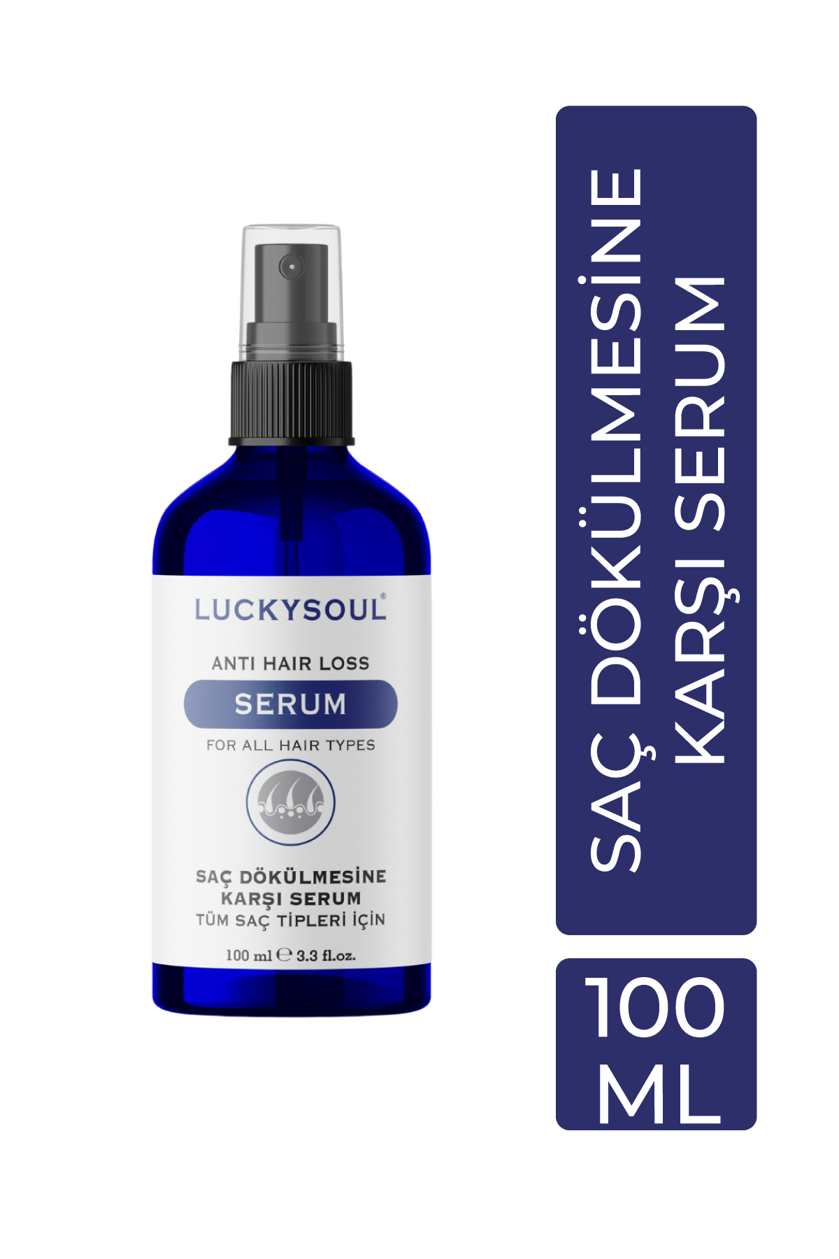 LUCKY SOUL LUCKYSOUL Saç Dökülmesine Karşı Serum (100 ml) — LS-SDKS-1001