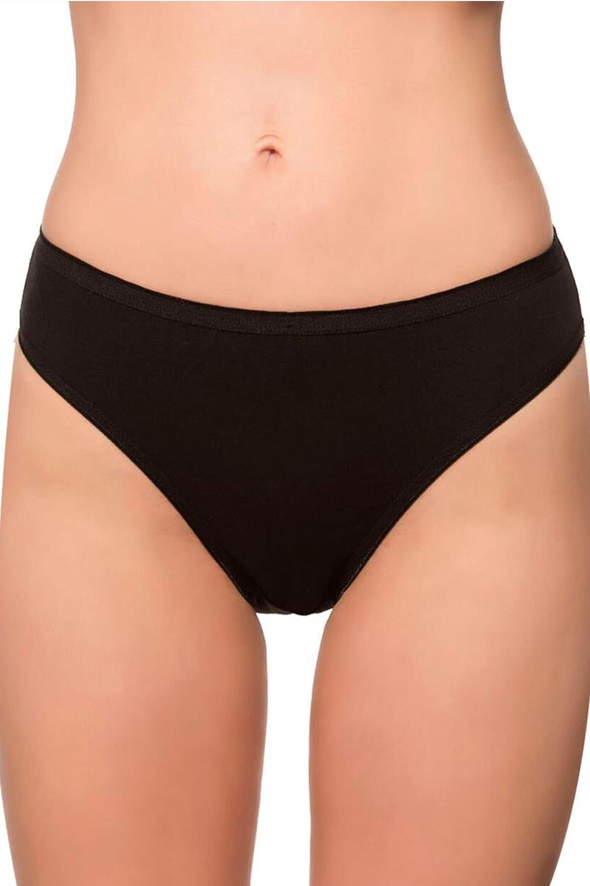 Genel Markalar 6'lı Paket Kadın Pamuklu Likralı Süprem Slip Külot