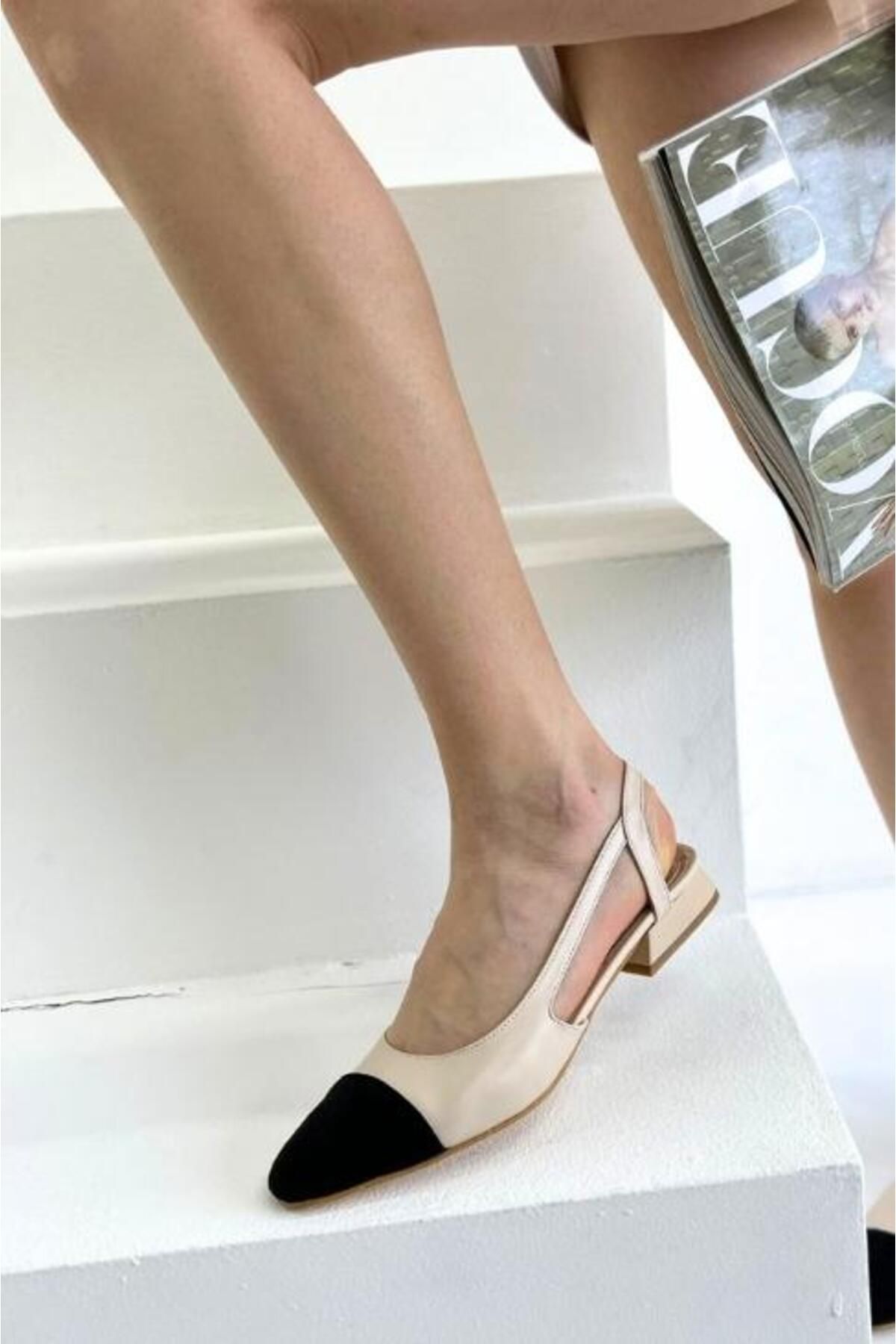 inizio-Pantofi cu toc plat FT880 3