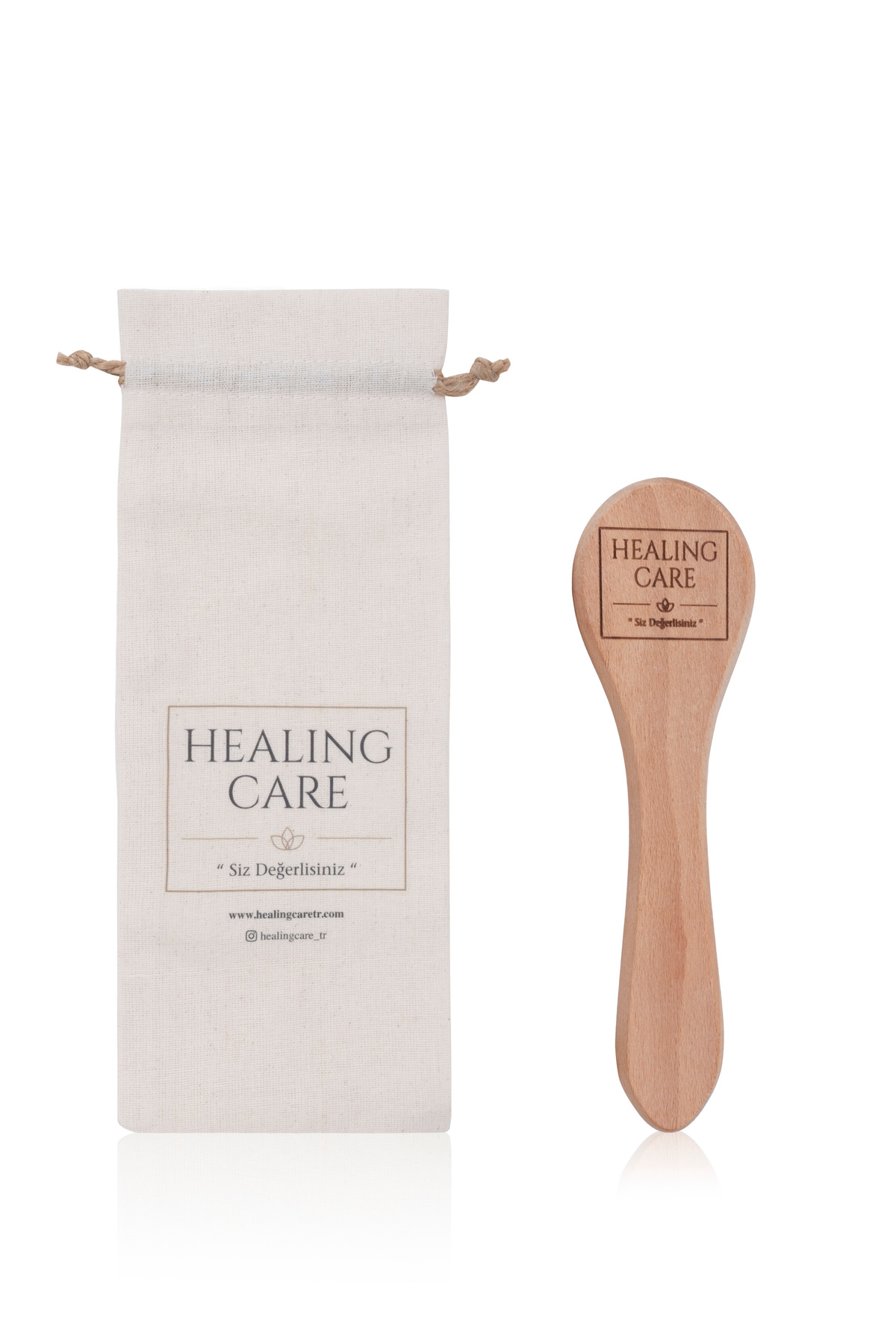3'lü Set Doğal At Kılı Selülit Fırçası, Yüz Fırçası, Tırnak Fırçası — Healingcare18 — تصویر 4 از 6