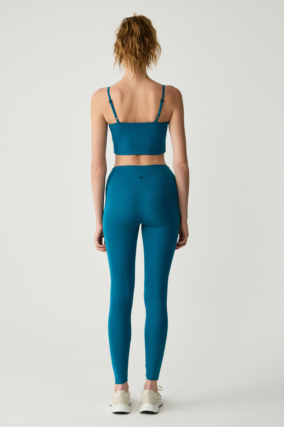Urban Beat NANA Kadın Toparlayıcı Yüksek bel Strech Sportwear Mavi Tayt görsel 6