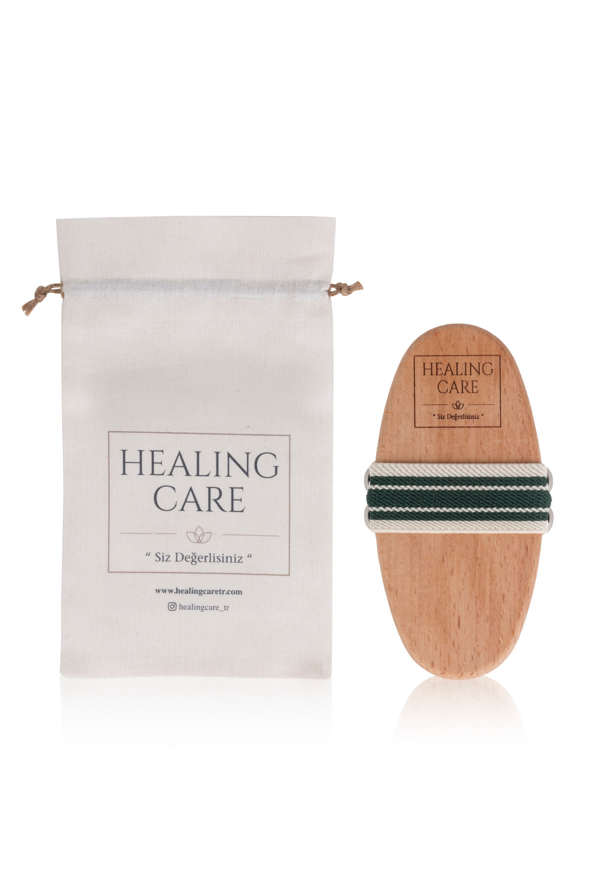 3'lü Set Doğal At Kılı Selülit Fırçası, Yüz Fırçası, Tırnak Fırçası — Healingcare18 — تصویر 3 از 6