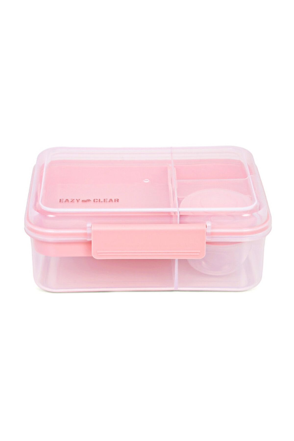 Eazy Kids-3/4/5 Compartment Convertible 1650ml Bento Lunch Box with 150ml Gravy Bowl - Pink 5