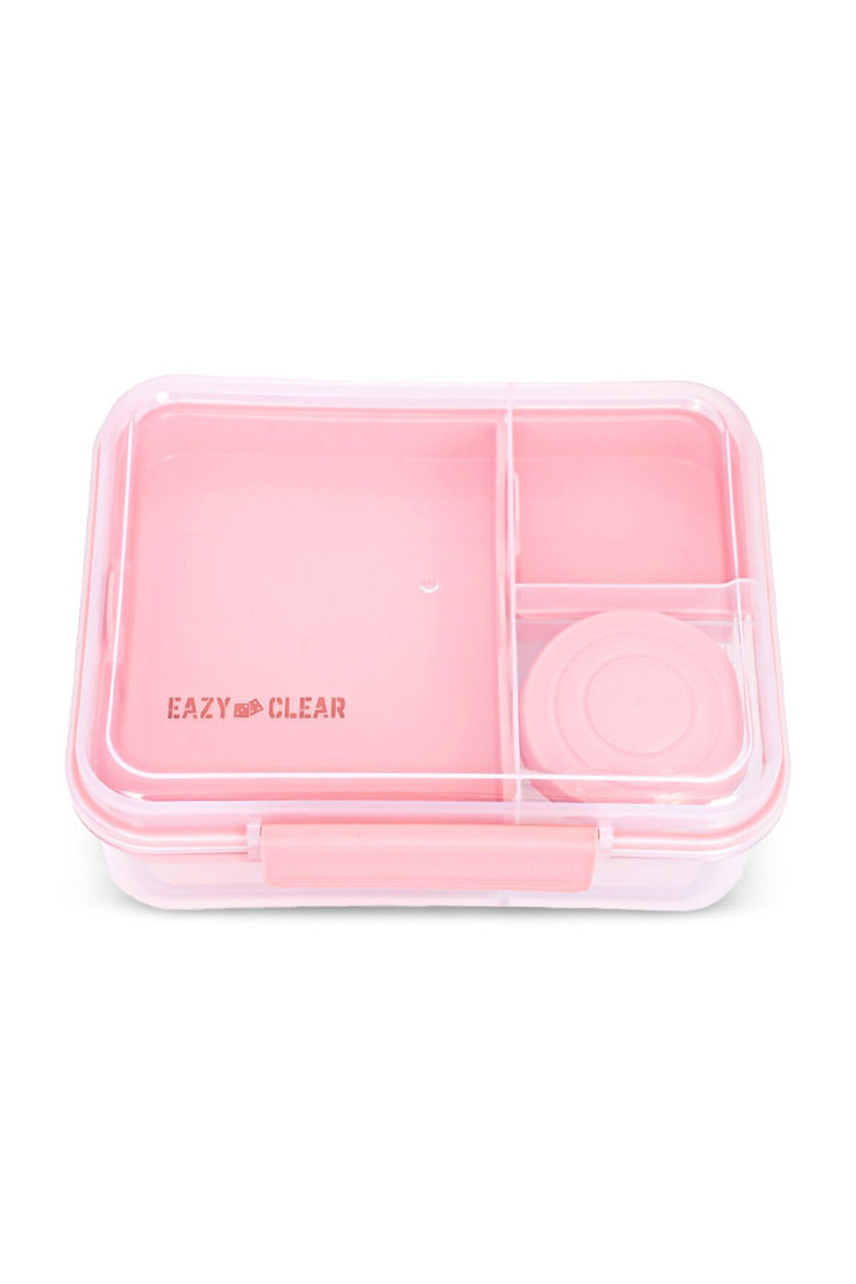 Eazy Kids 3/4/5 Compartment Convertible 1650ml Bento Lunch Box with 150ml Gravy Bowl - Pink
