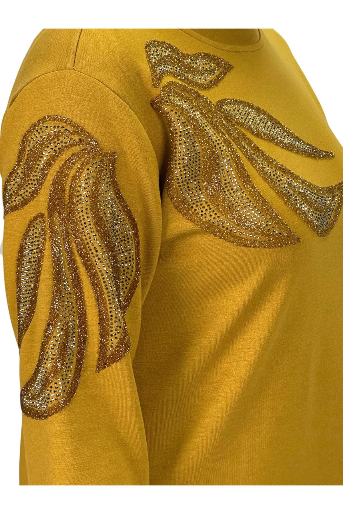 ottoman wear-Mustard Tunic - Plus Size Otw2117 6