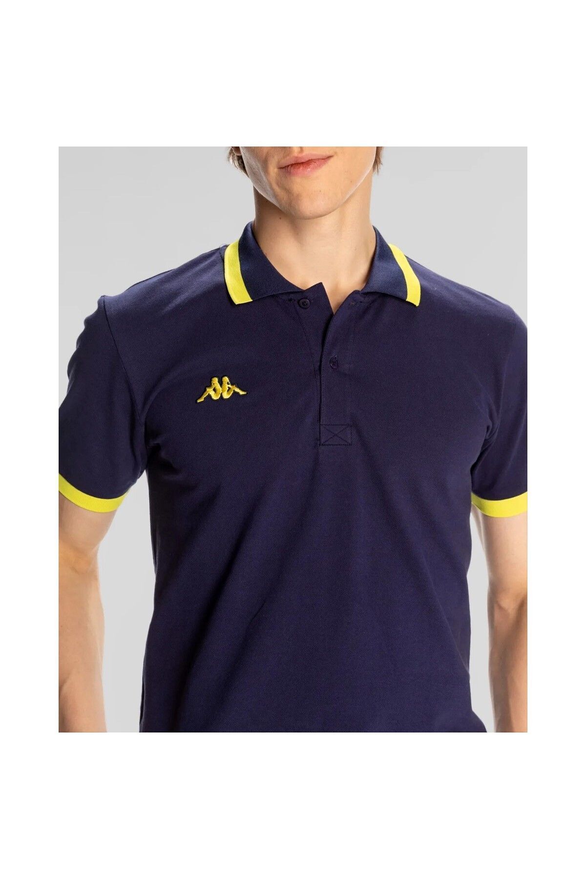 Kappa-LOGO NEON Men's Polo Neck T-Shirt 351W46W 3