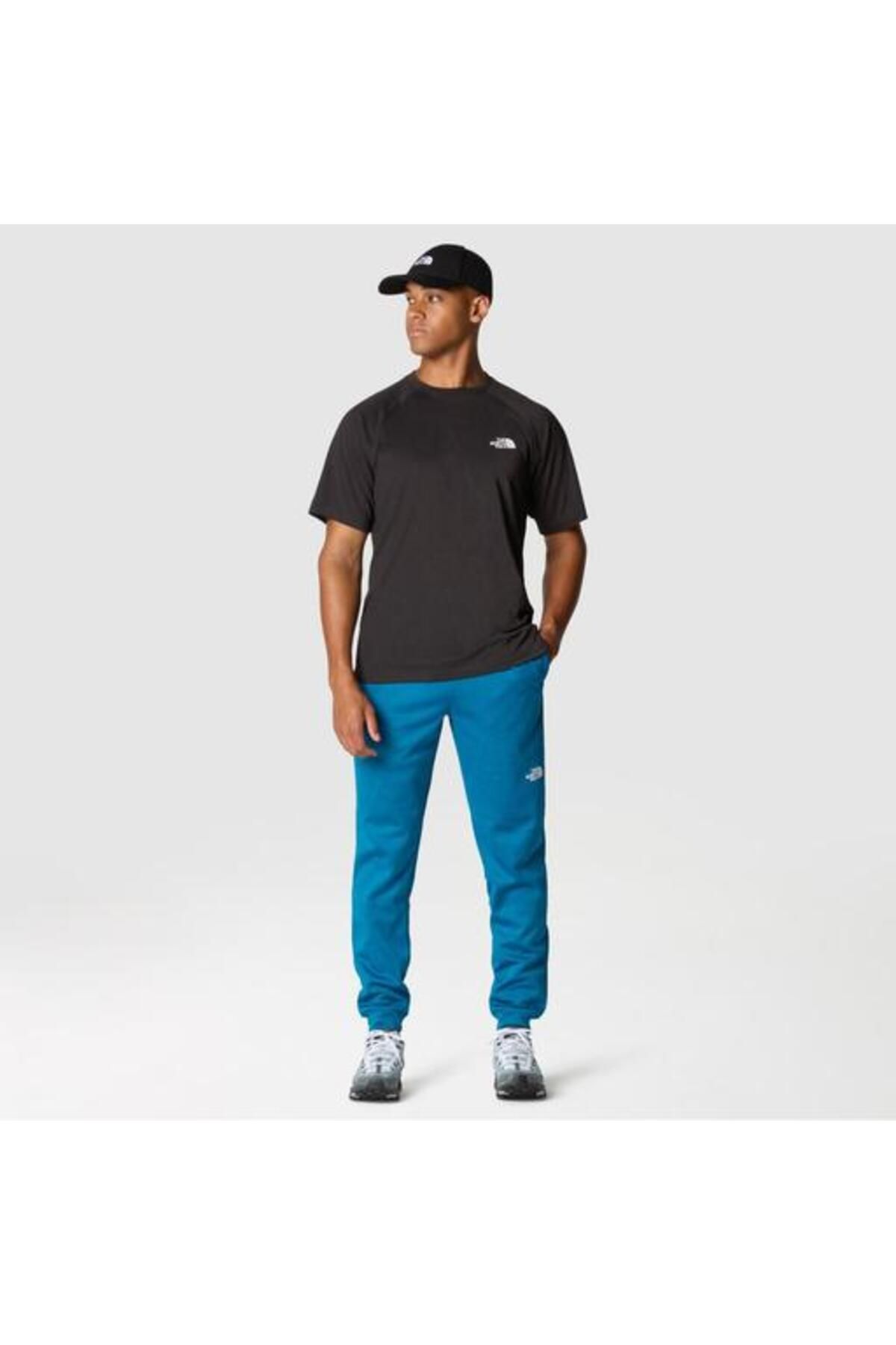 تی شرت مشکی مردانه بنیاد گرد یقه دور t shirt The North Face