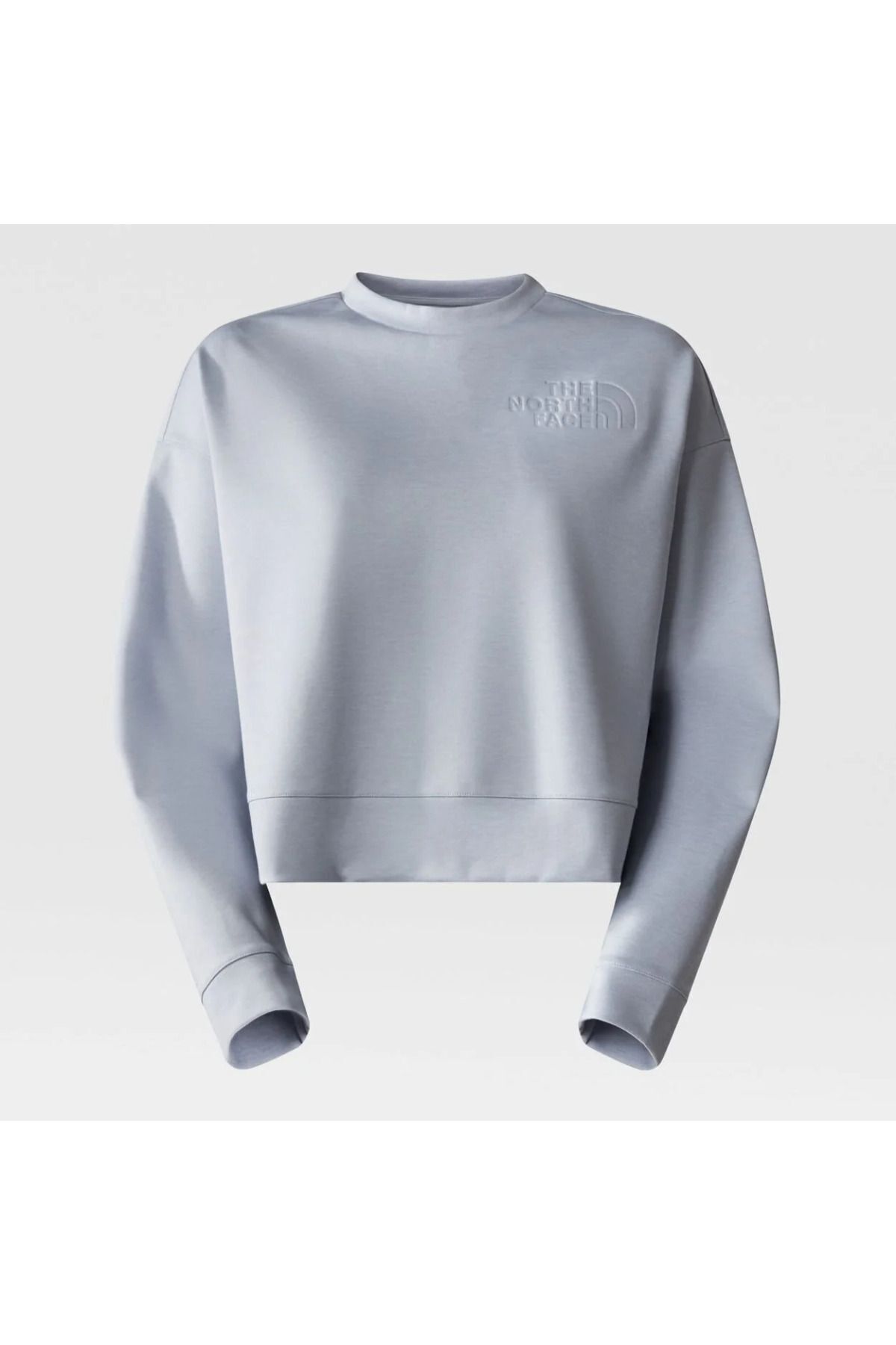 سویشرت ورزشی خاکستری زنانه Spaceer Air Grey Round Collar پیراهن The North Face