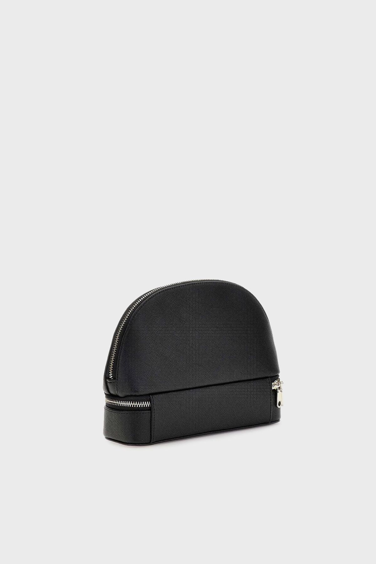 کیسه آرایش آینه دار لوگوی بزرگ PW7493P4432 BAG PW7493 P4432 BLA Guess