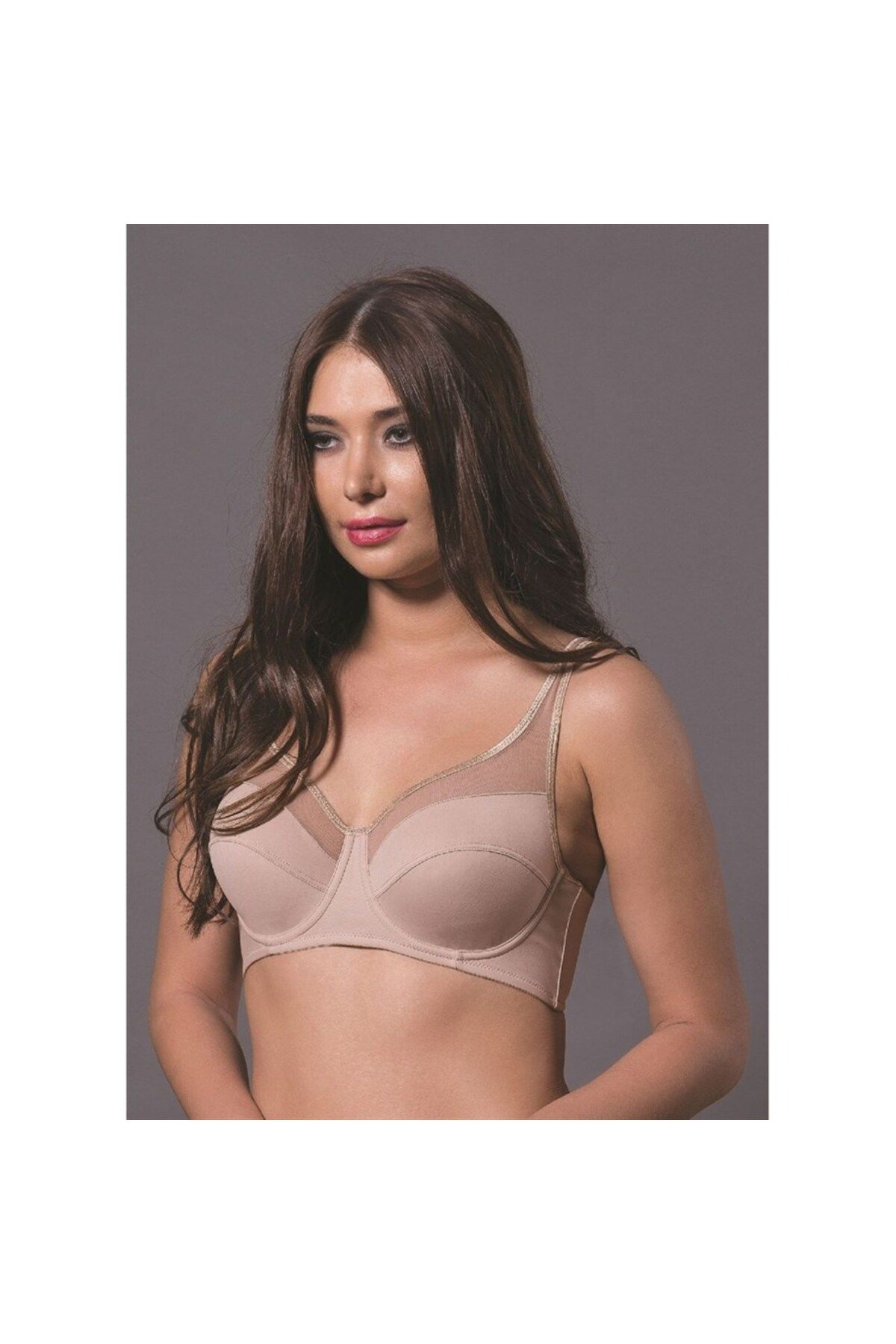 Magic Form-3983 Sutien cu sârmă de dimensiuni mari din tul din țesătură simplă 8639834890635 2