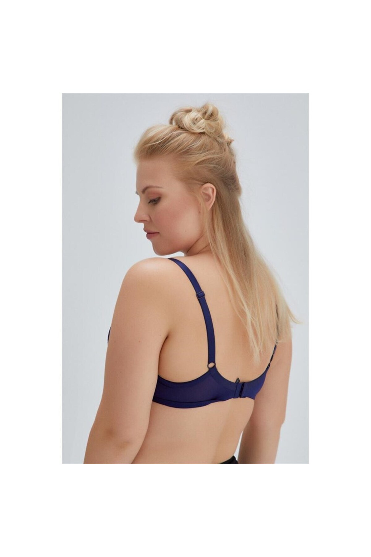 Eros-Sutien unic triunghi acoperit cu sârmă Ersk310 Emmly - bleumarin 4