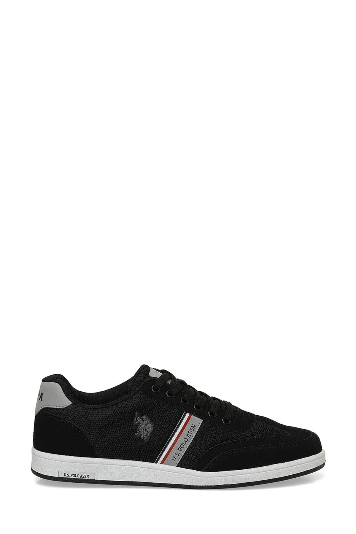 U.S. Polo Assn.-قاعدة. بولو أسن. حذاء رياضي رجالي باللون الأسود من Kares 2
