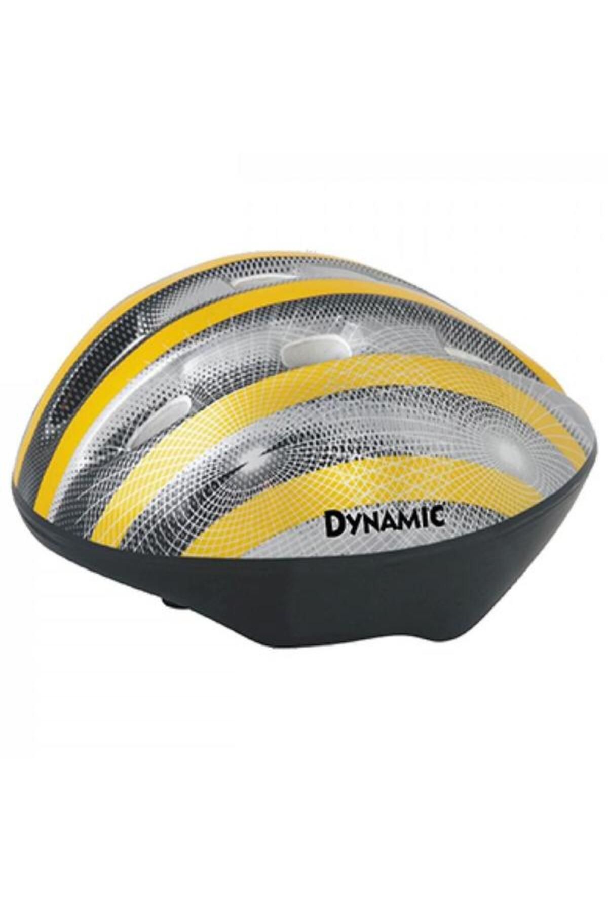 Dynamic-خوذة Pw904 باللون الأصفر / الرمادي الصغير 4