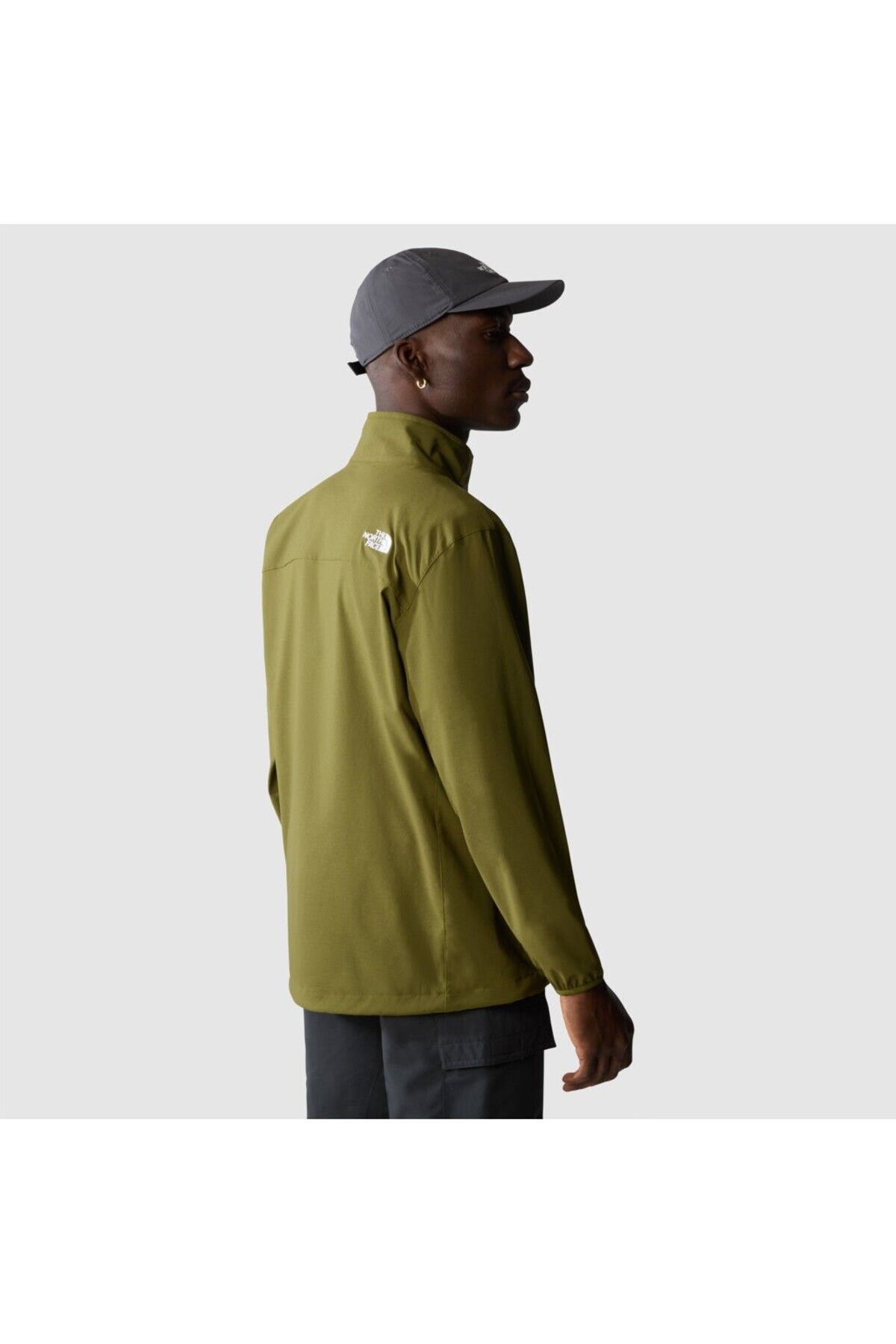 کت سبز مردانه ژاکت یقه قائم زیرک The North Face