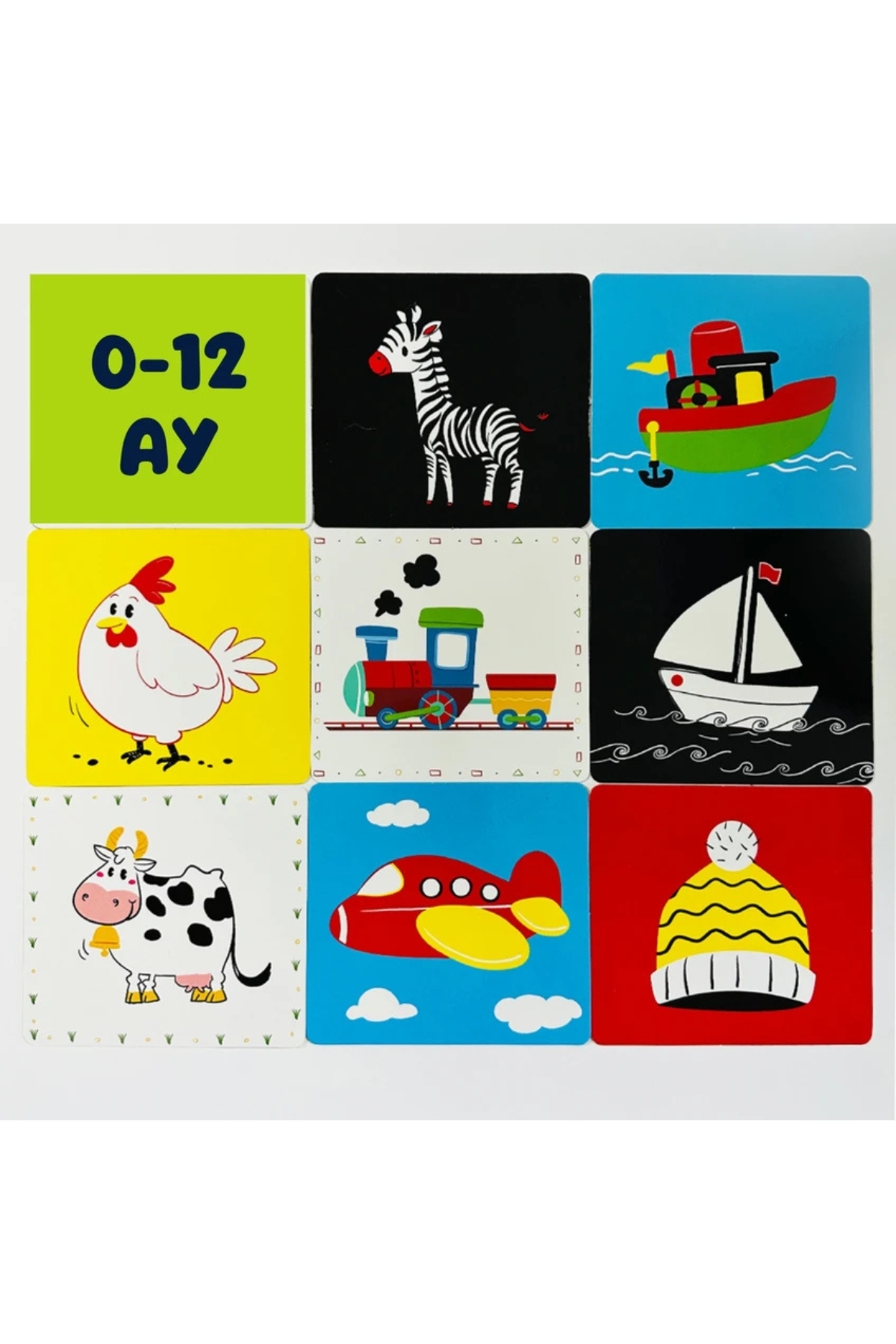 Sincap Kitap Bebeğim Öğreniyor (0-12 Ay) İlk Kartlarım Eğitici Öğretici Aktivite Beceri Kitabı fotoğrafı 3 (önizleme)