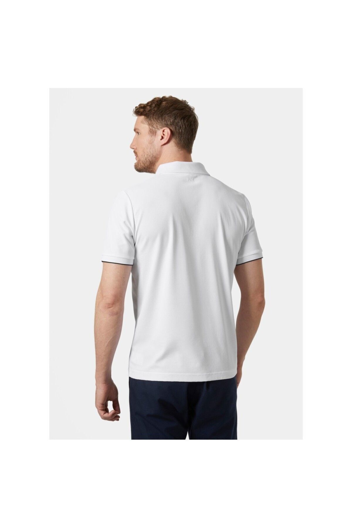 Helly Hansen-Tricou polo alb clasic pentru bărbați Ocean 4