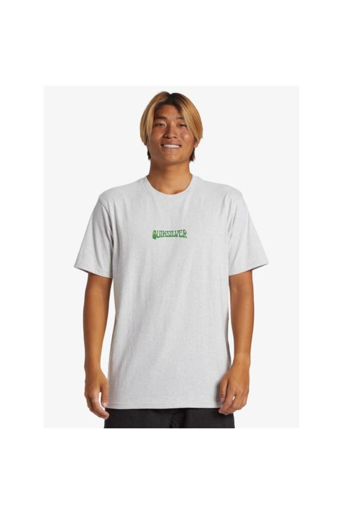 Quiksilver-Tricou alb pentru bărbați Island Sunrise Moe - Aqyzt09543-scvw 4