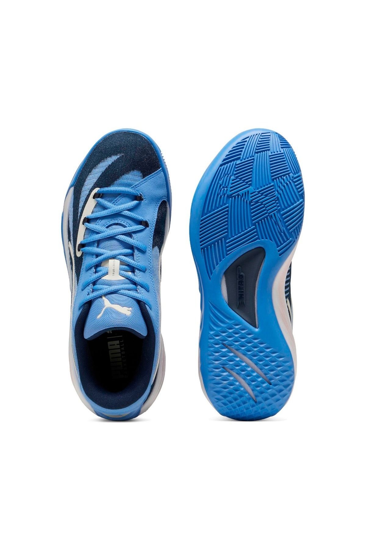 اسنیکر آبی مردانه همه کفش های بسکتبال طرفدار نیترو Puma
