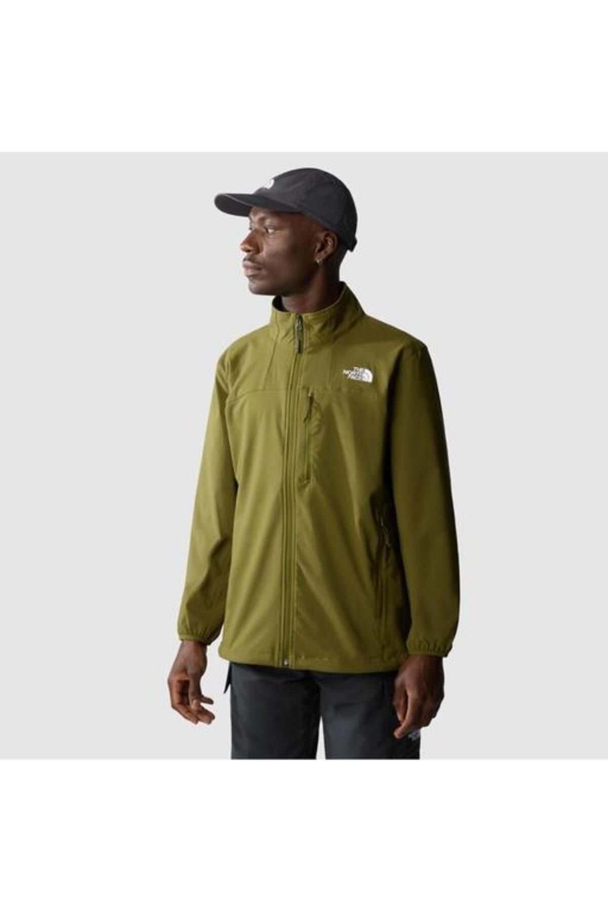 کت سبز مردانه ژاکت یقه قائم زیرک The North Face